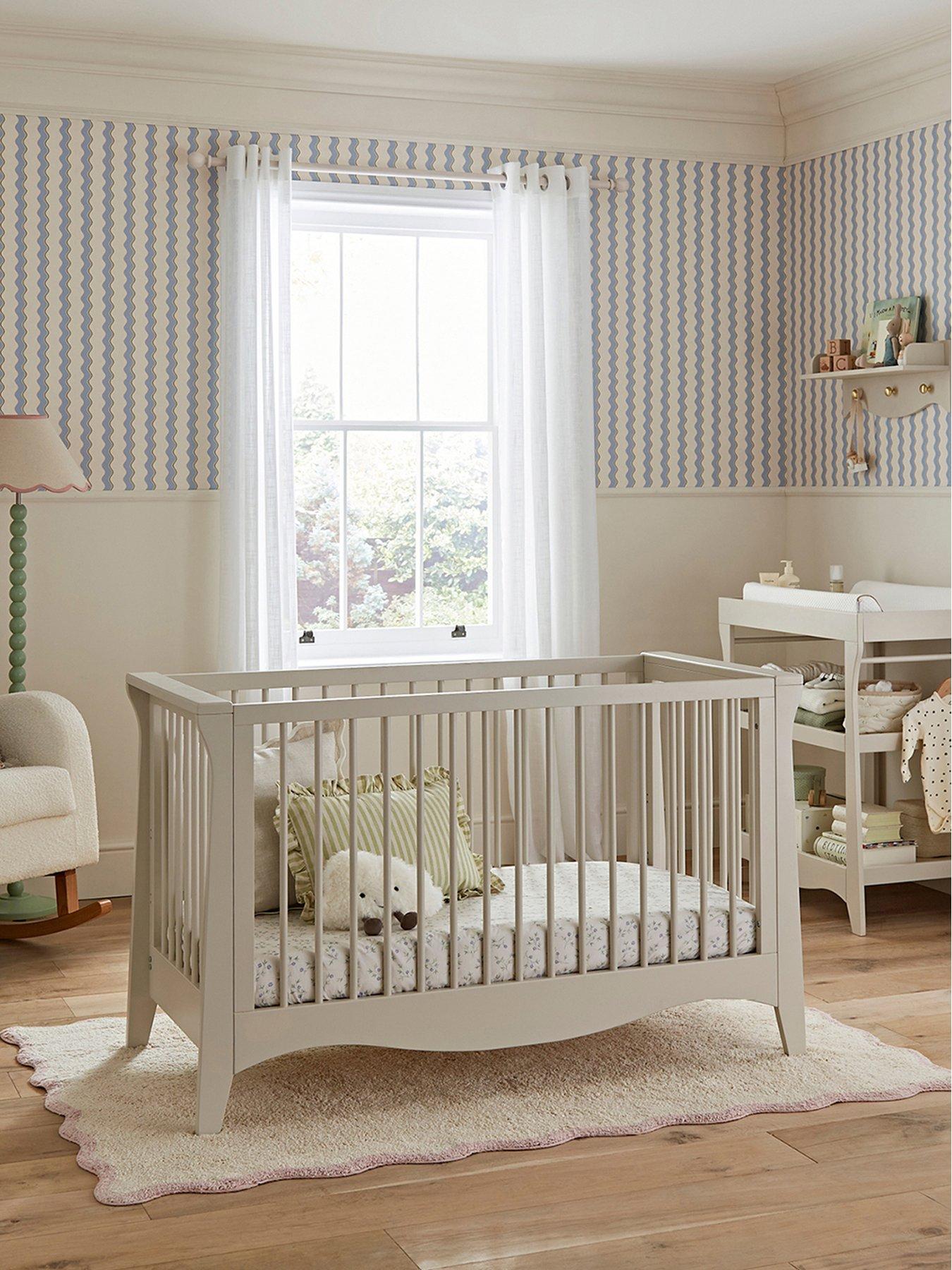 CuddleCo Clara Mini Cot Bed - Cashmere