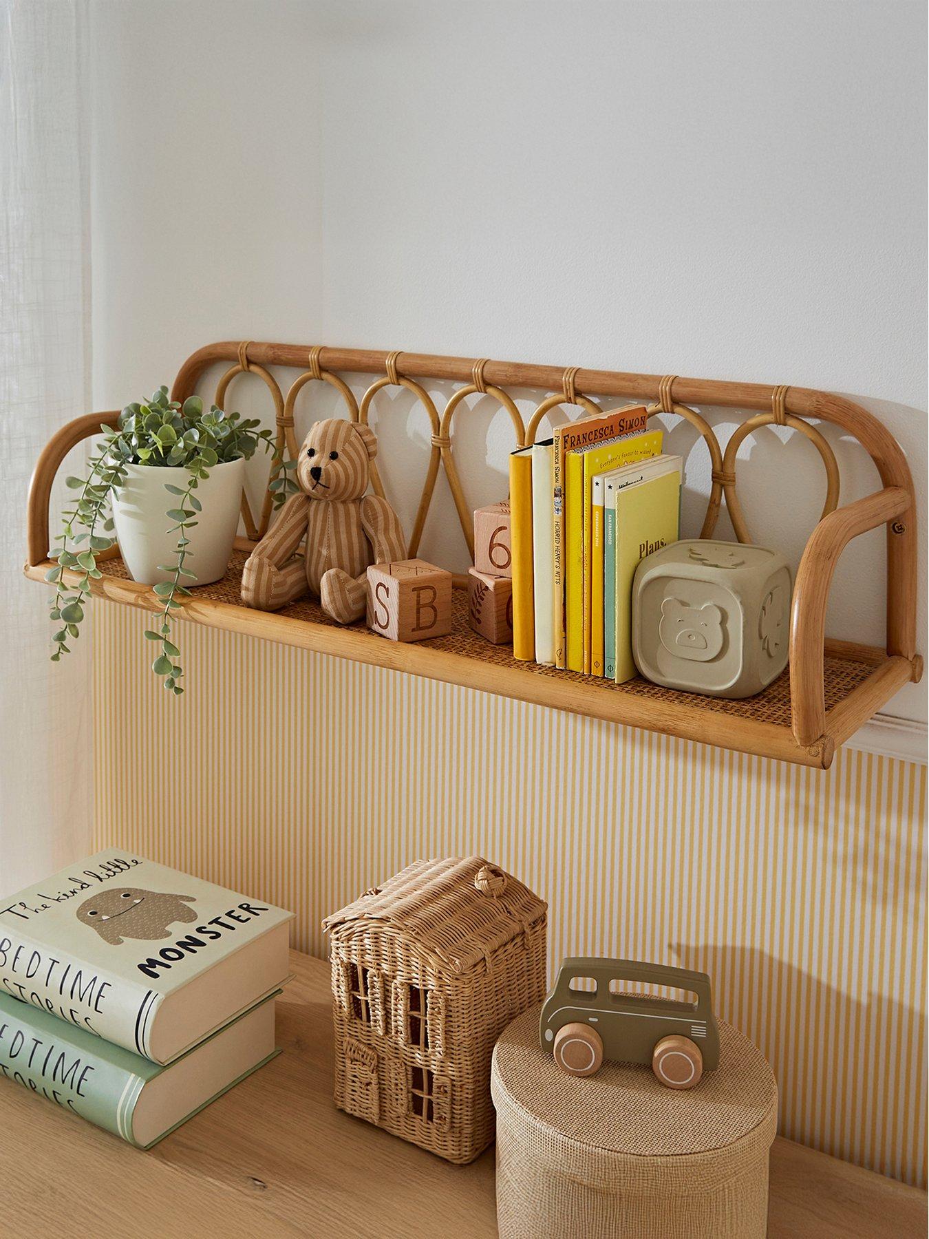 Image 1 of 6 of CuddleCo Aria Rattan Shelf - Large