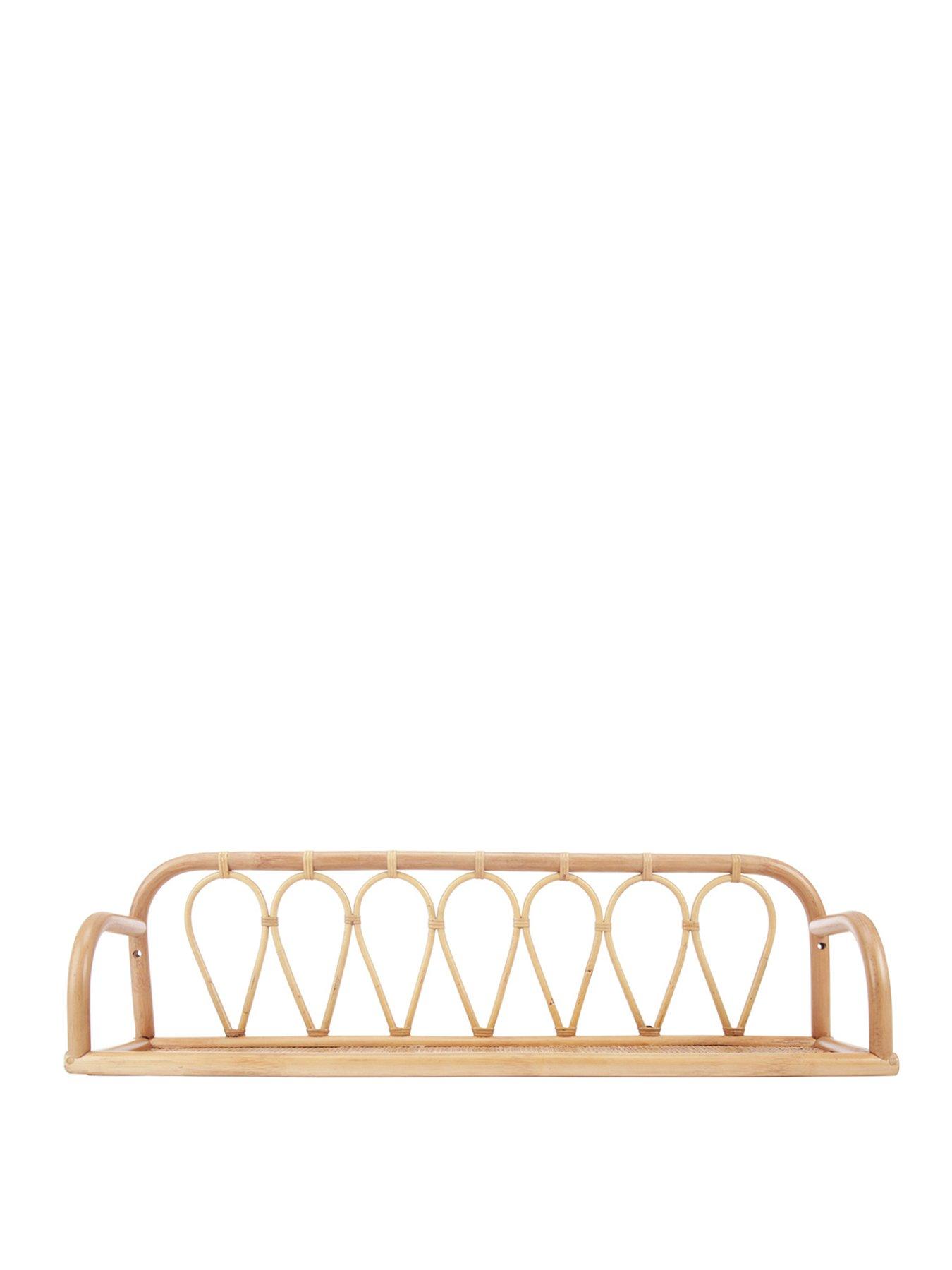 Image 2 of 6 of CuddleCo Aria Rattan Shelf - Large