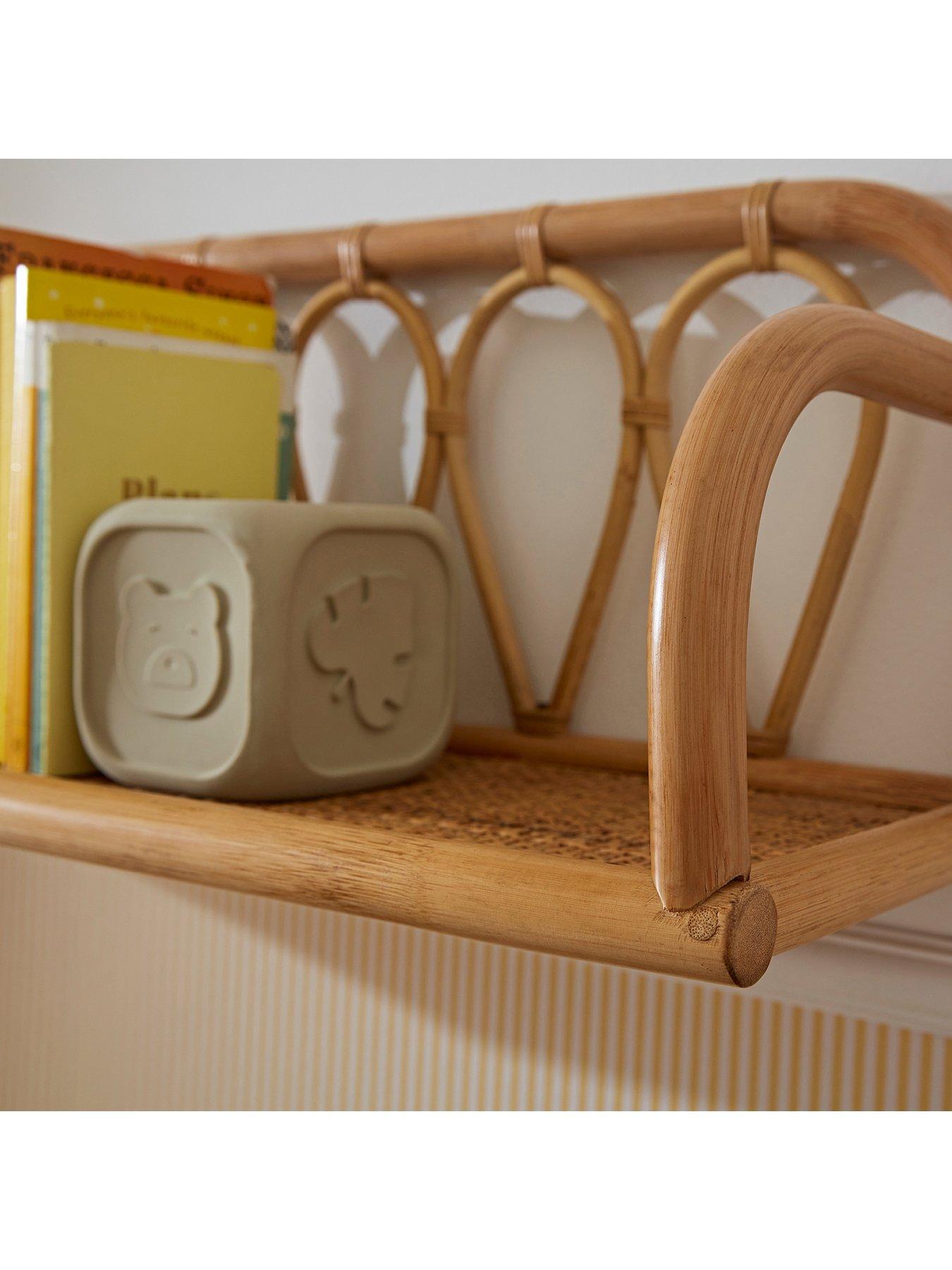 Image 4 of 6 of CuddleCo Aria Rattan Shelf - Large