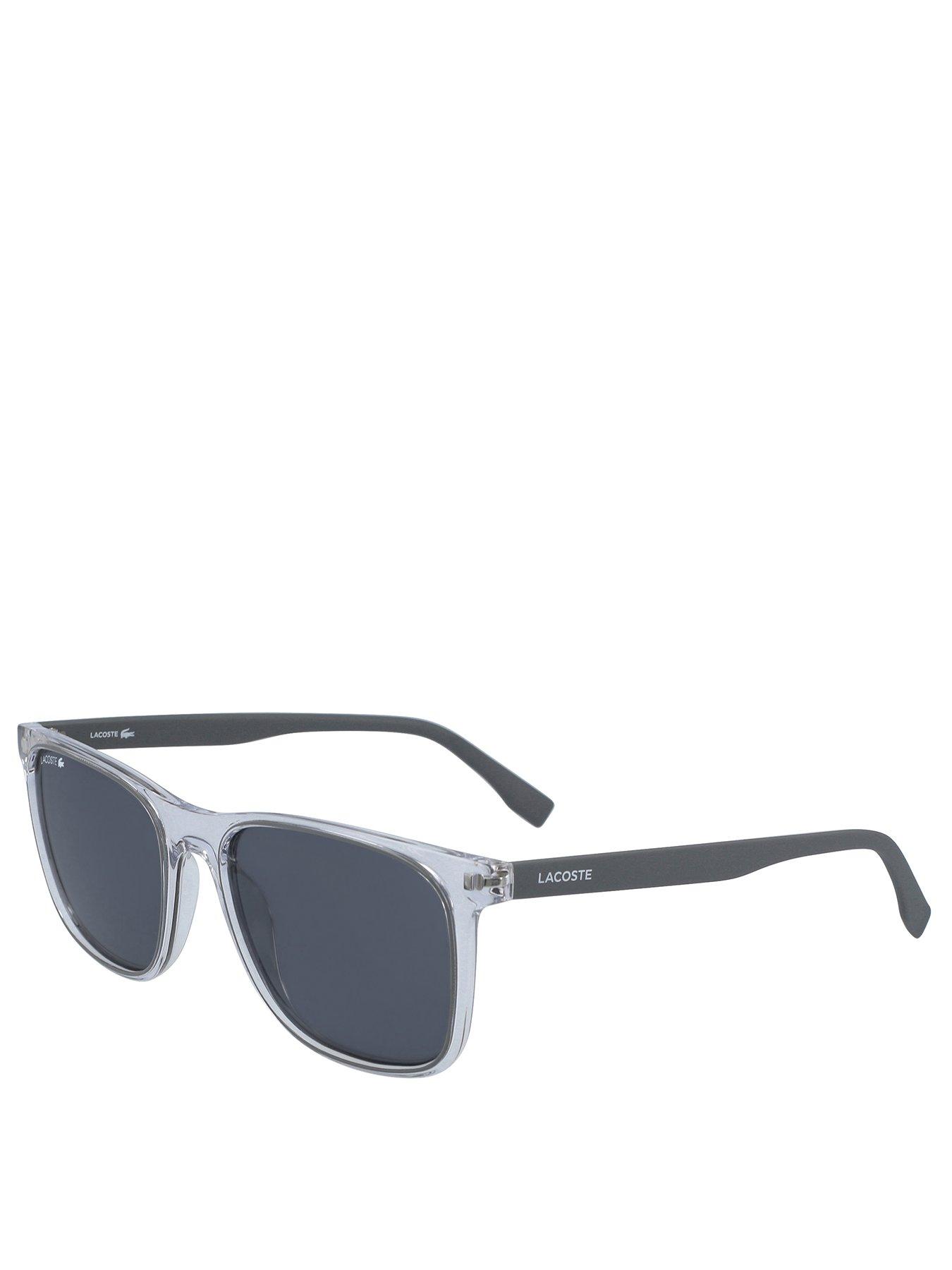 Image of Lacoste L882S Injected Square Sunglasses - Dark Grey