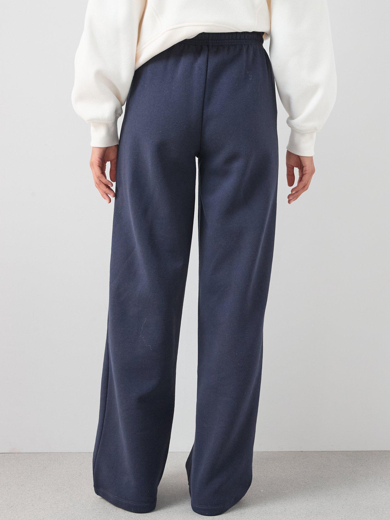 Image 2 of 6 of The Very Collection Wide Leg Jogger - Navy