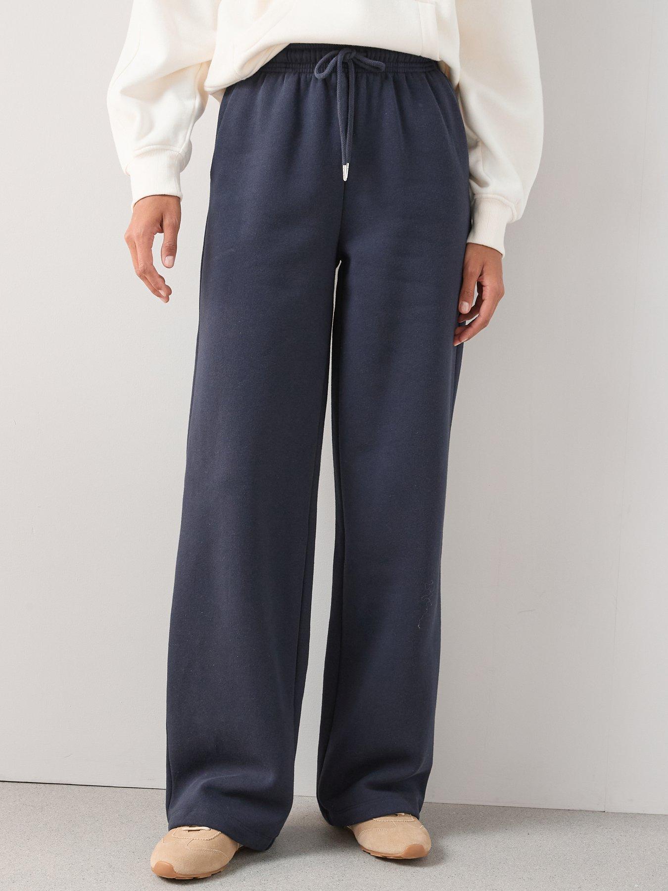 Image 6 of 6 of The Very Collection Wide Leg Jogger - Navy