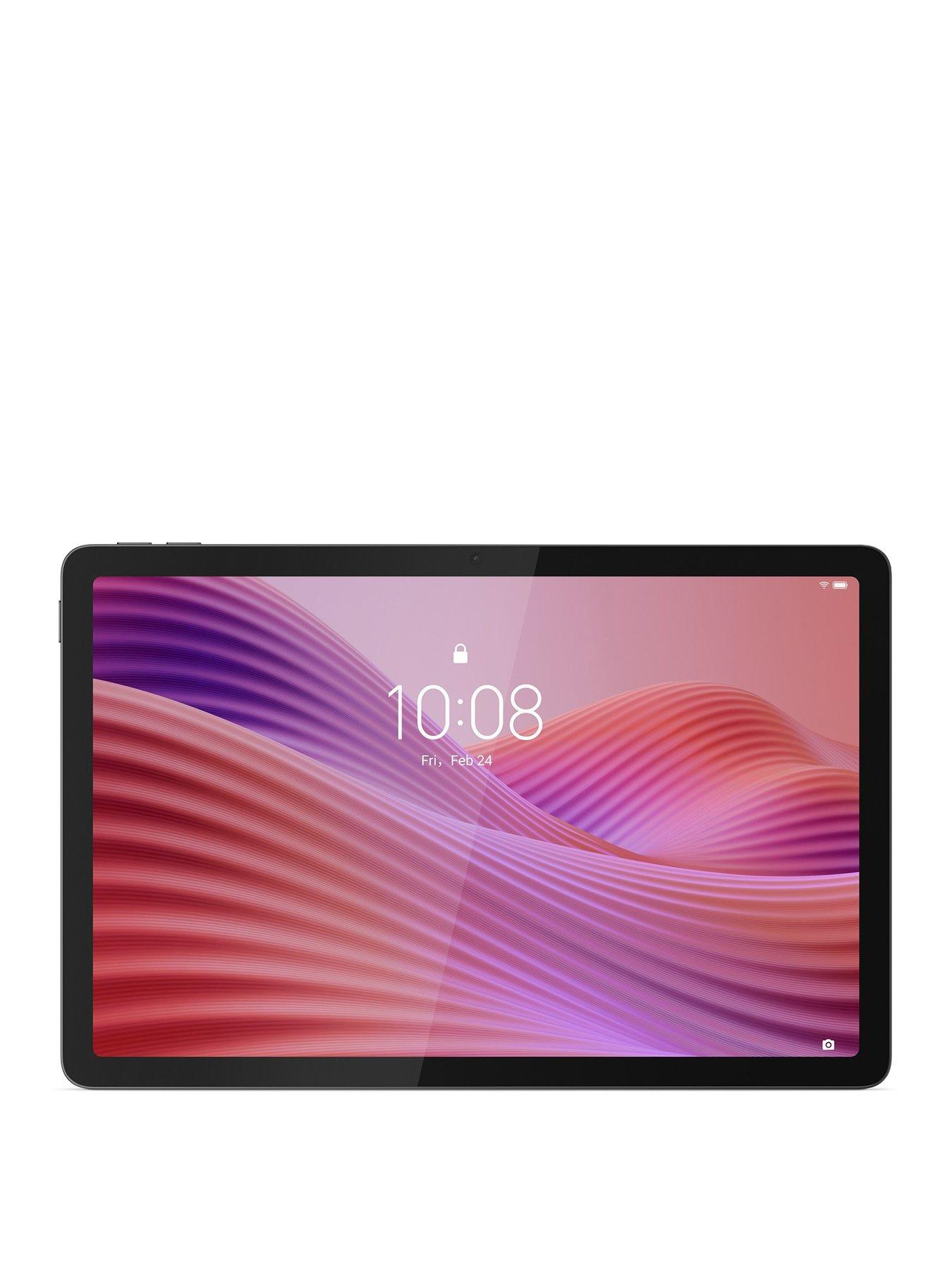 Image 1 of 6 of Lenovo Tab 10.1" 128GB Tablet with Clear Case - Grey