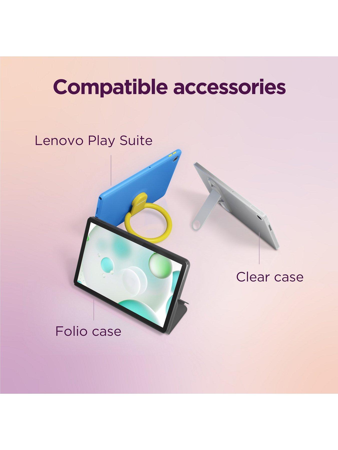 Image 6 of 6 of Lenovo Tab 10.1" 128GB Tablet with Clear Case - Grey