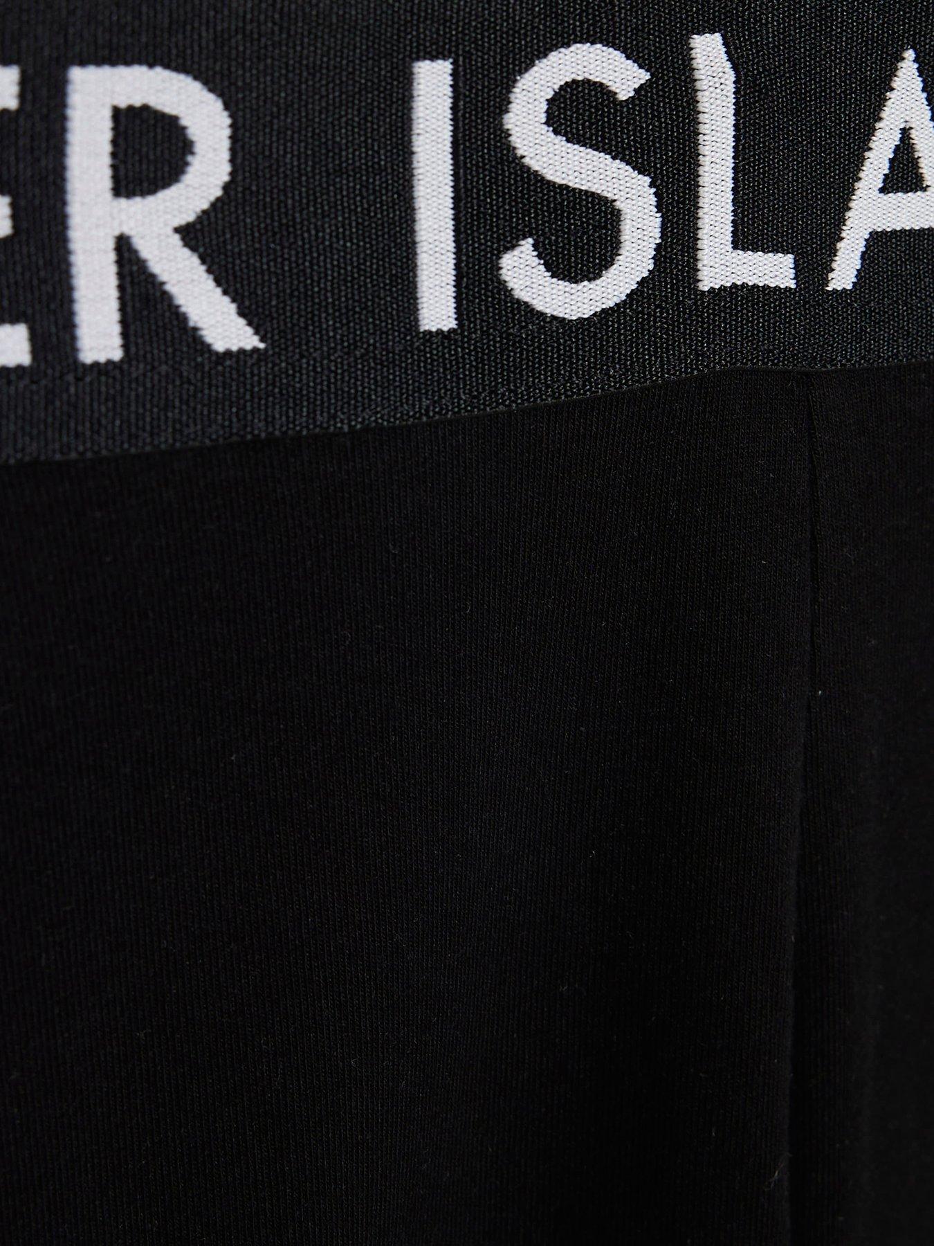 Image 4 of 5 of River Island Girls "More Love" Top And Legging Set - Cream