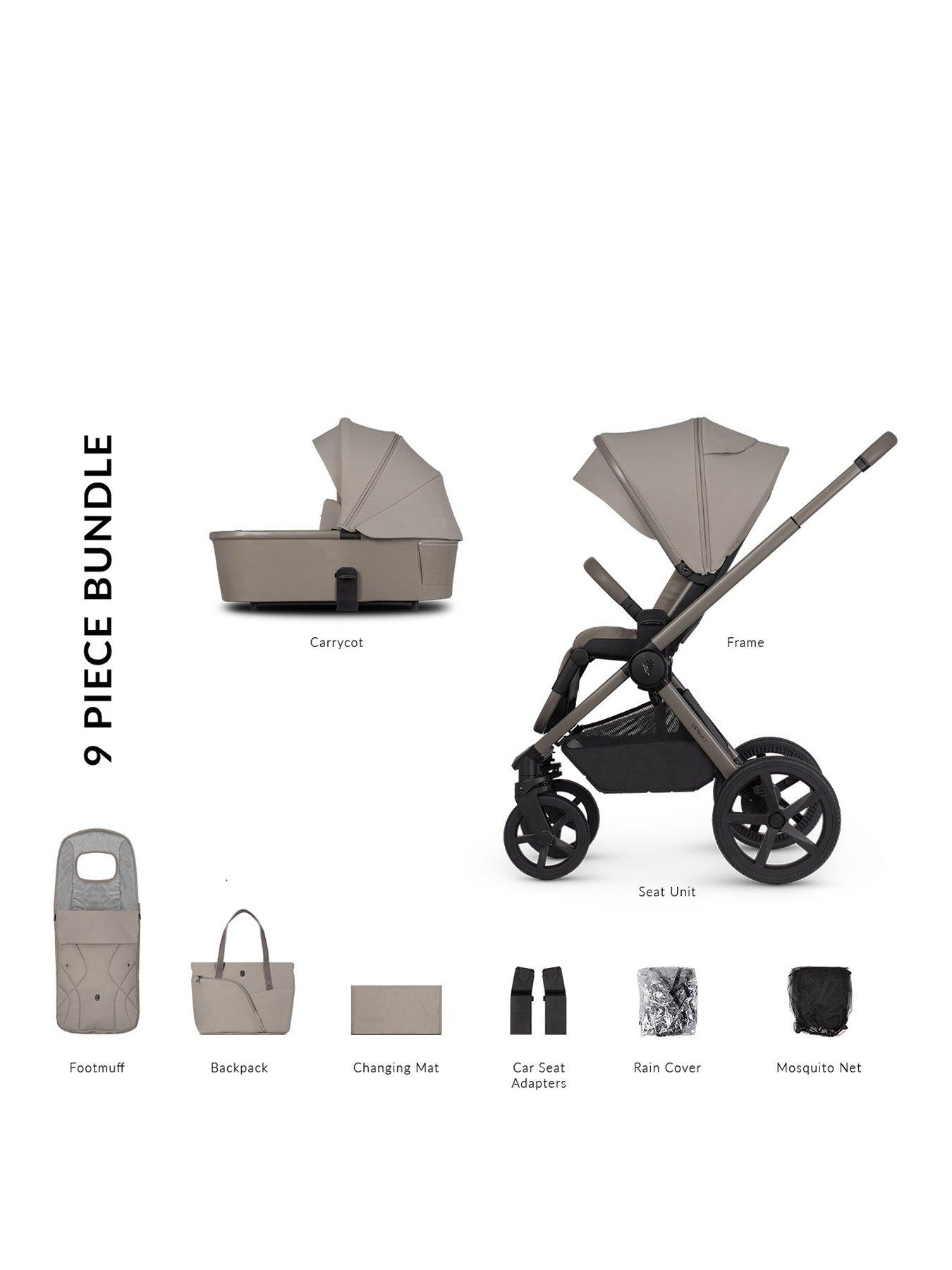 Venicci Upline 2 - 2in1 Pushchair and Accessories - Taupe