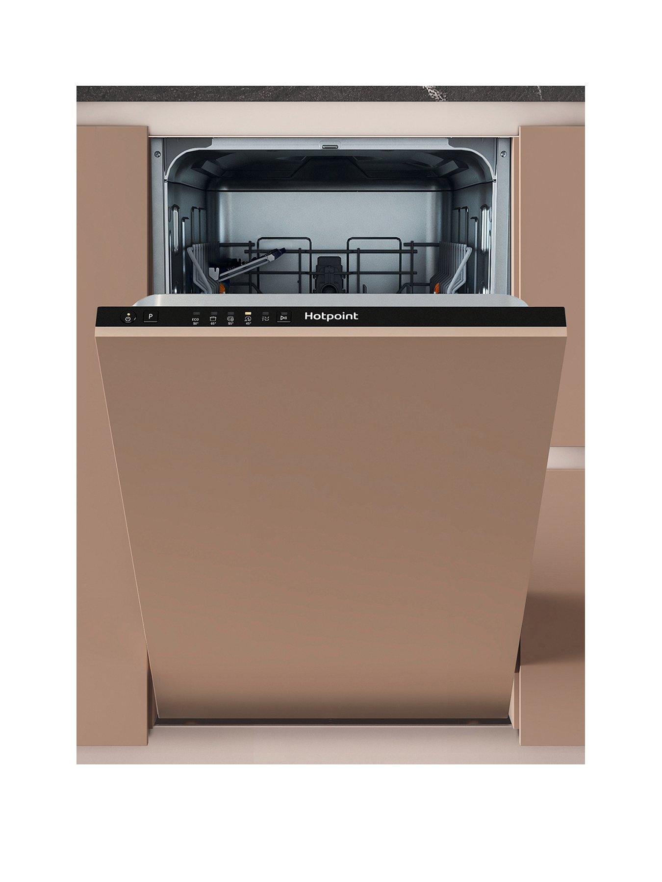 undefined Hotpoint HP2IE10CS80UK Integrated Slimline Dishwasher - Black