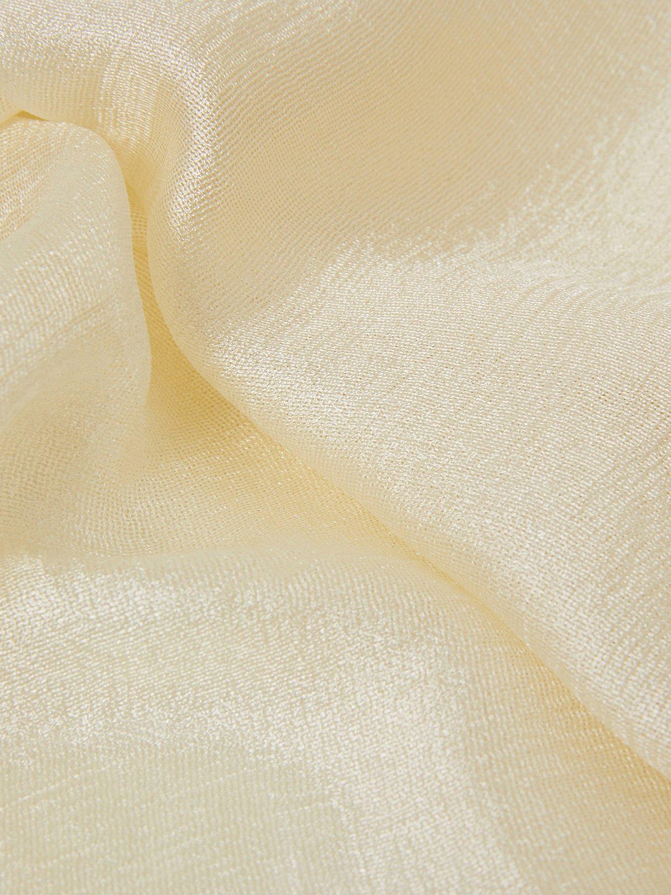 Image 3 of 3 of Accessorize Sammy Shimmer Scarf - Ivory