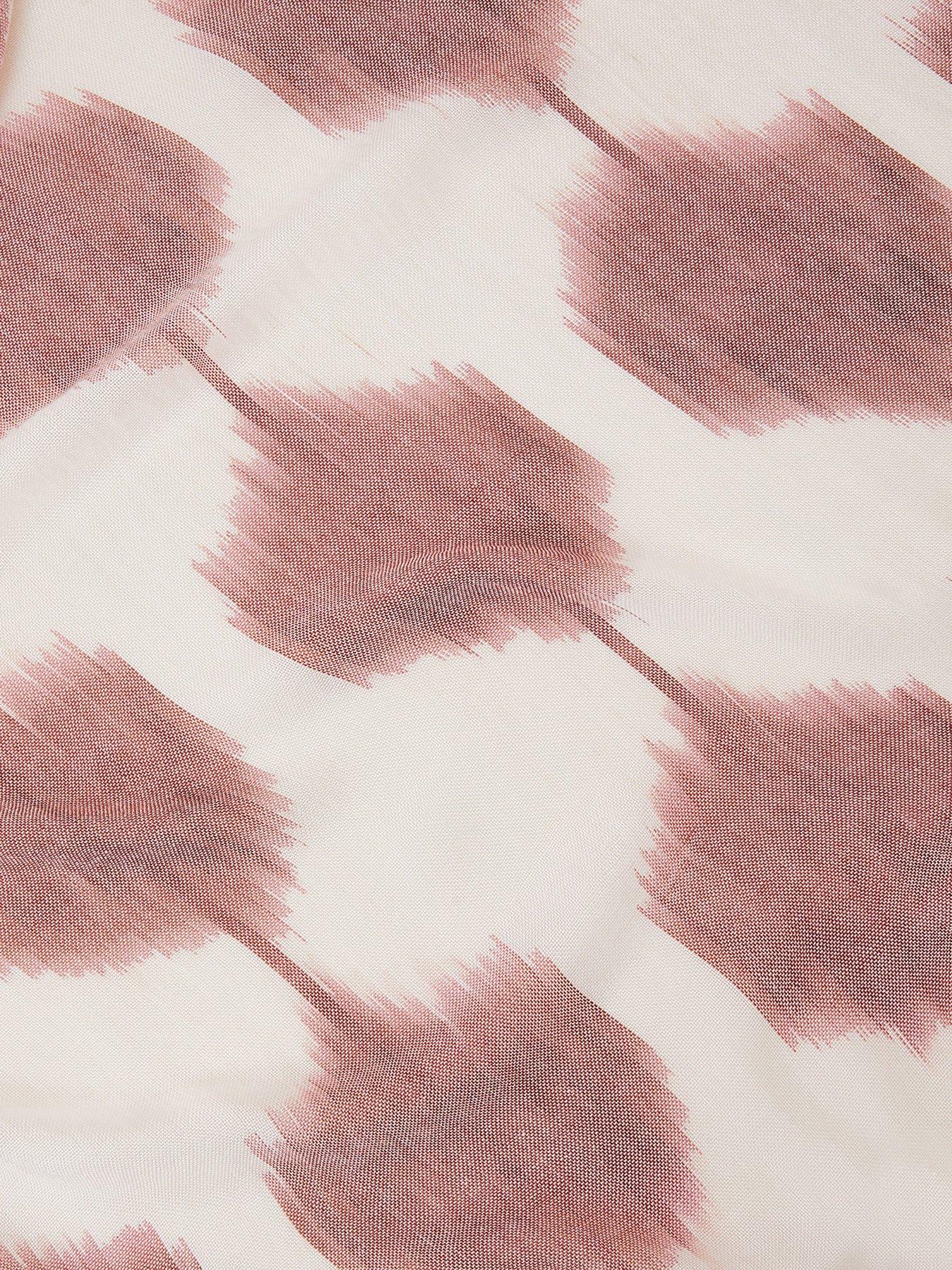Image 3 of 3 of Accessorize Tiffany Tie Dye Scarf - Natural