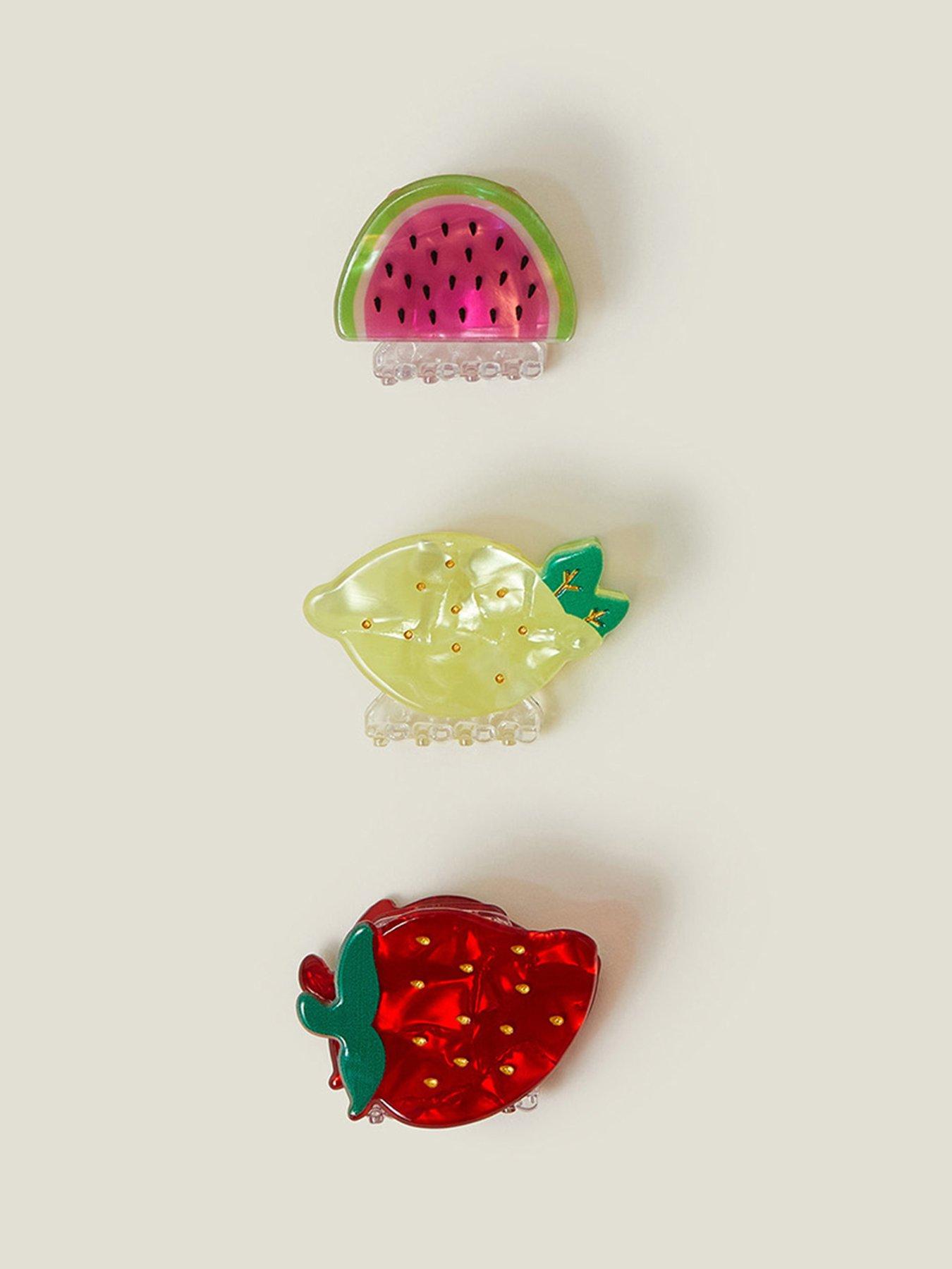 accessorize-3-x-mini-fruit-claw-clips-brights-multiback