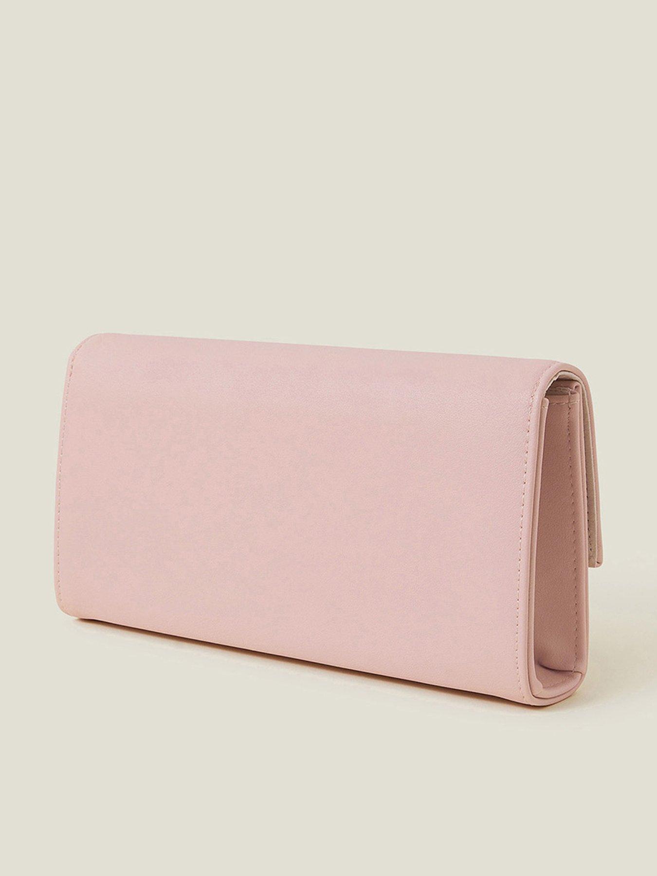 Image 3 of 5 of Accessorize Bow Clutch - Nude
