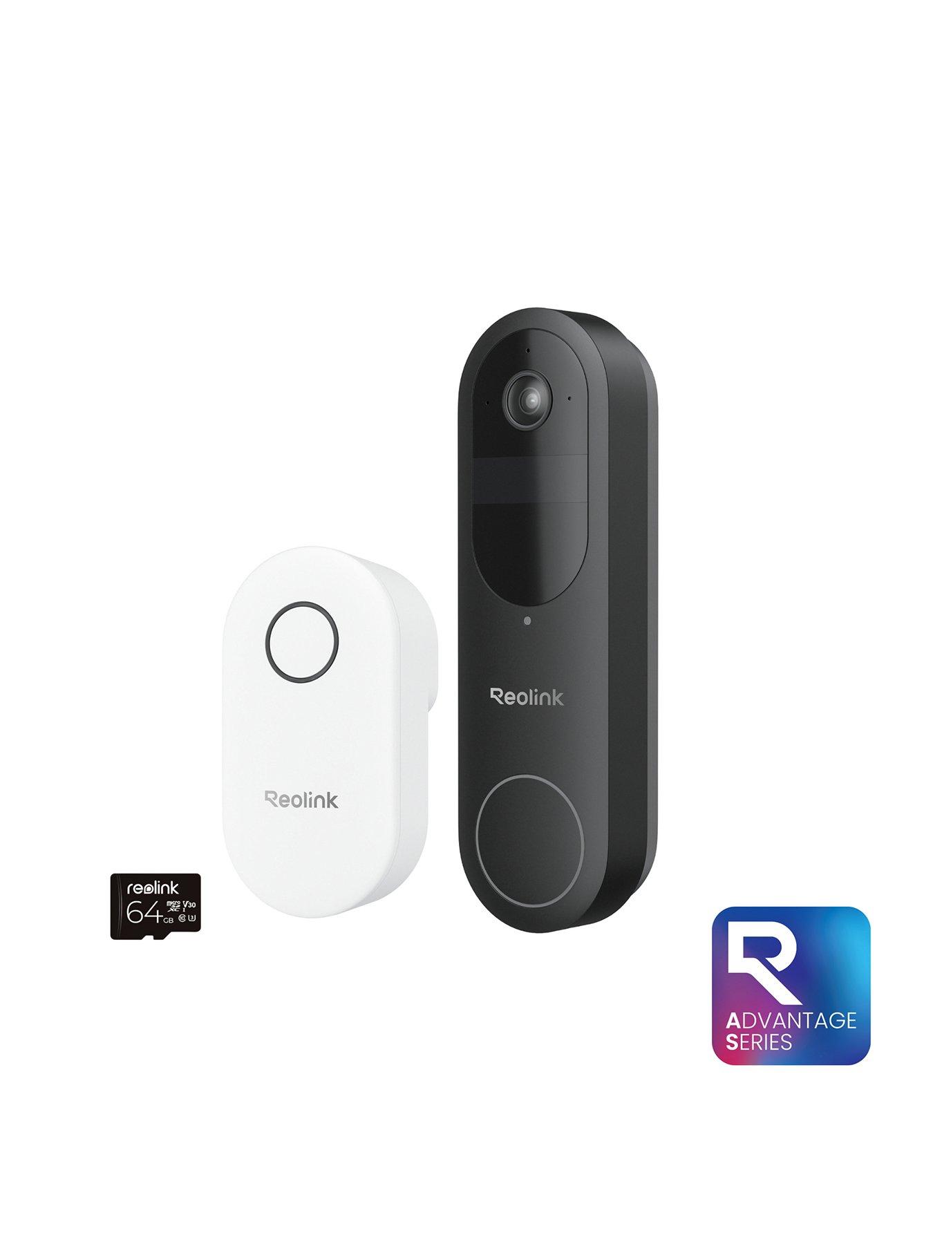 Image 1 of 1 of Reolink Reolink 2K WiFi AI Battery Doorbell with Chime + 64GB