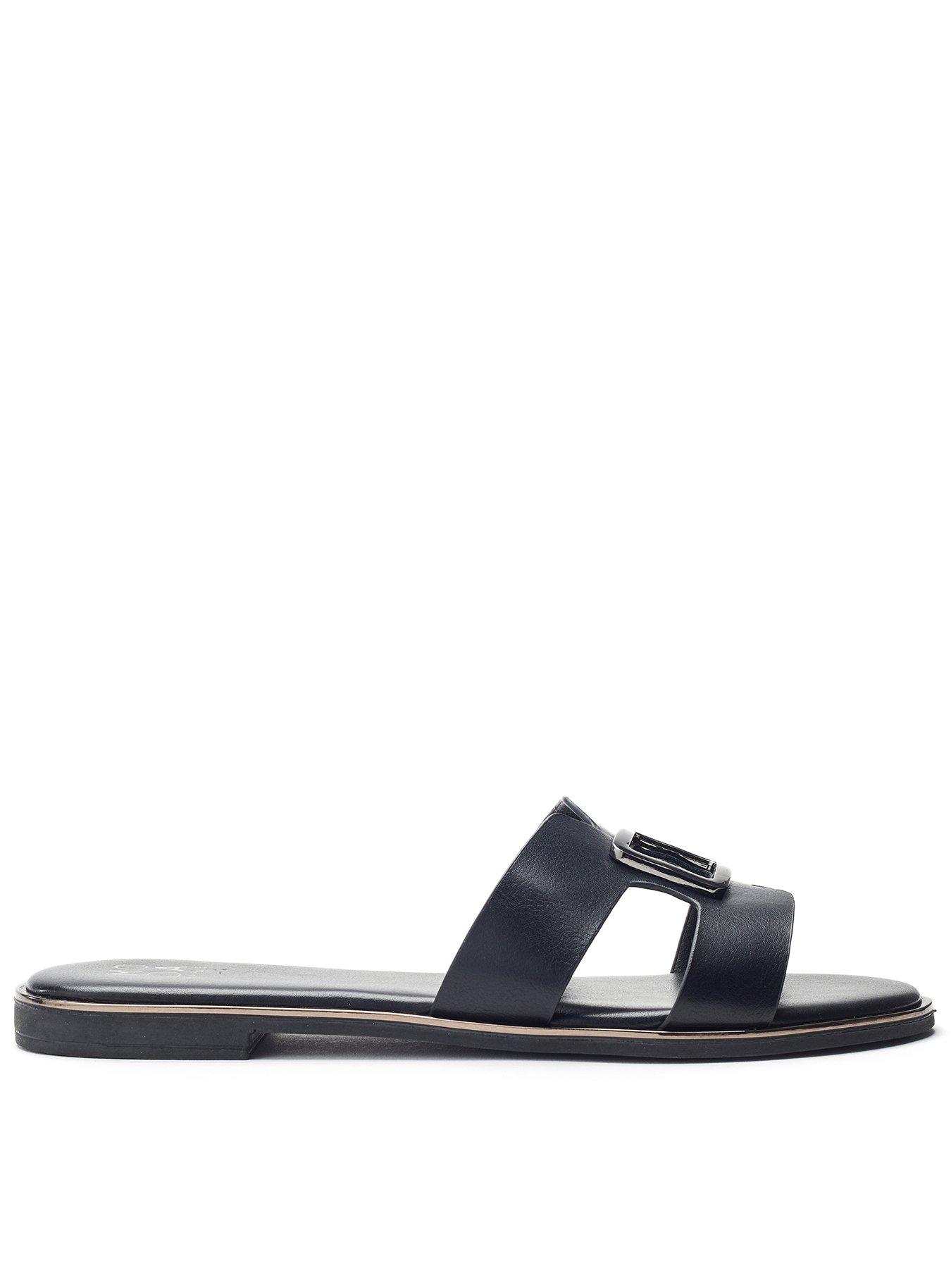 Image of Moda In Pelle Jeanie Smart Sliders - Black