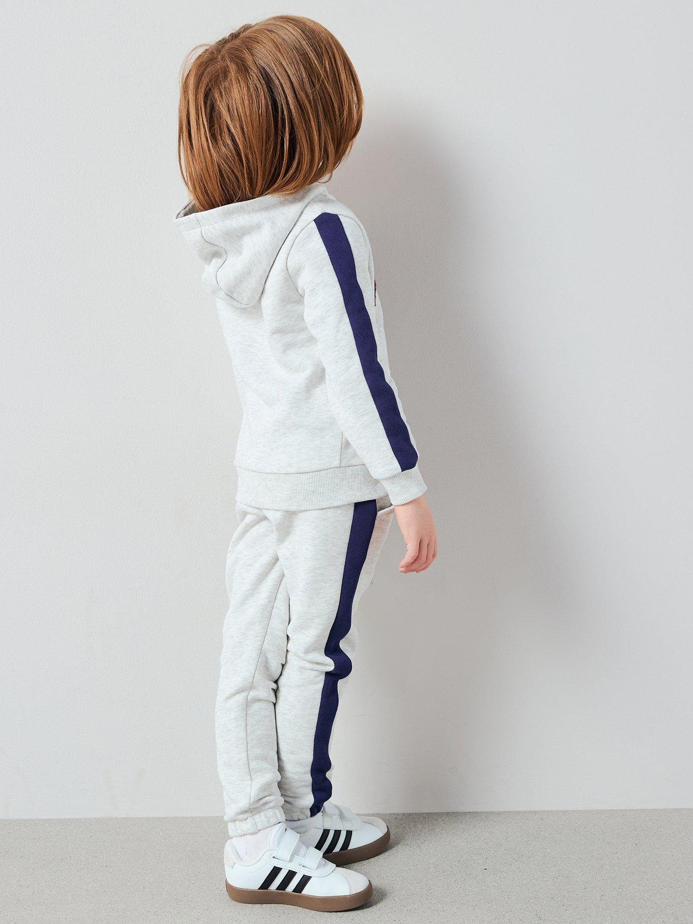 Image 2 of 6 of The Very Collection Boys Varsity Hoodie And Jog Set - Grey