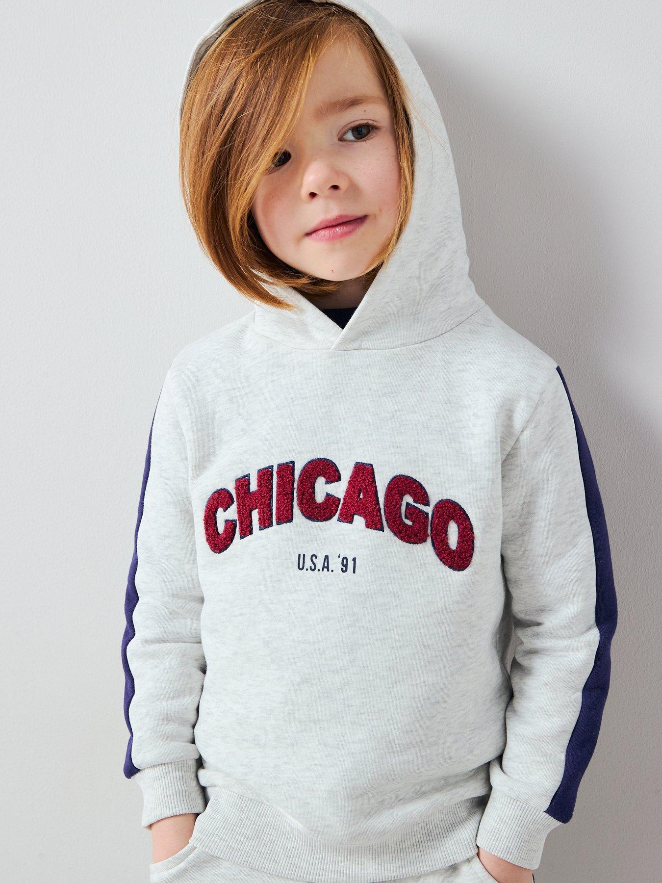 Image 4 of 6 of The Very Collection Boys Varsity Hoodie And Jog Set - Grey