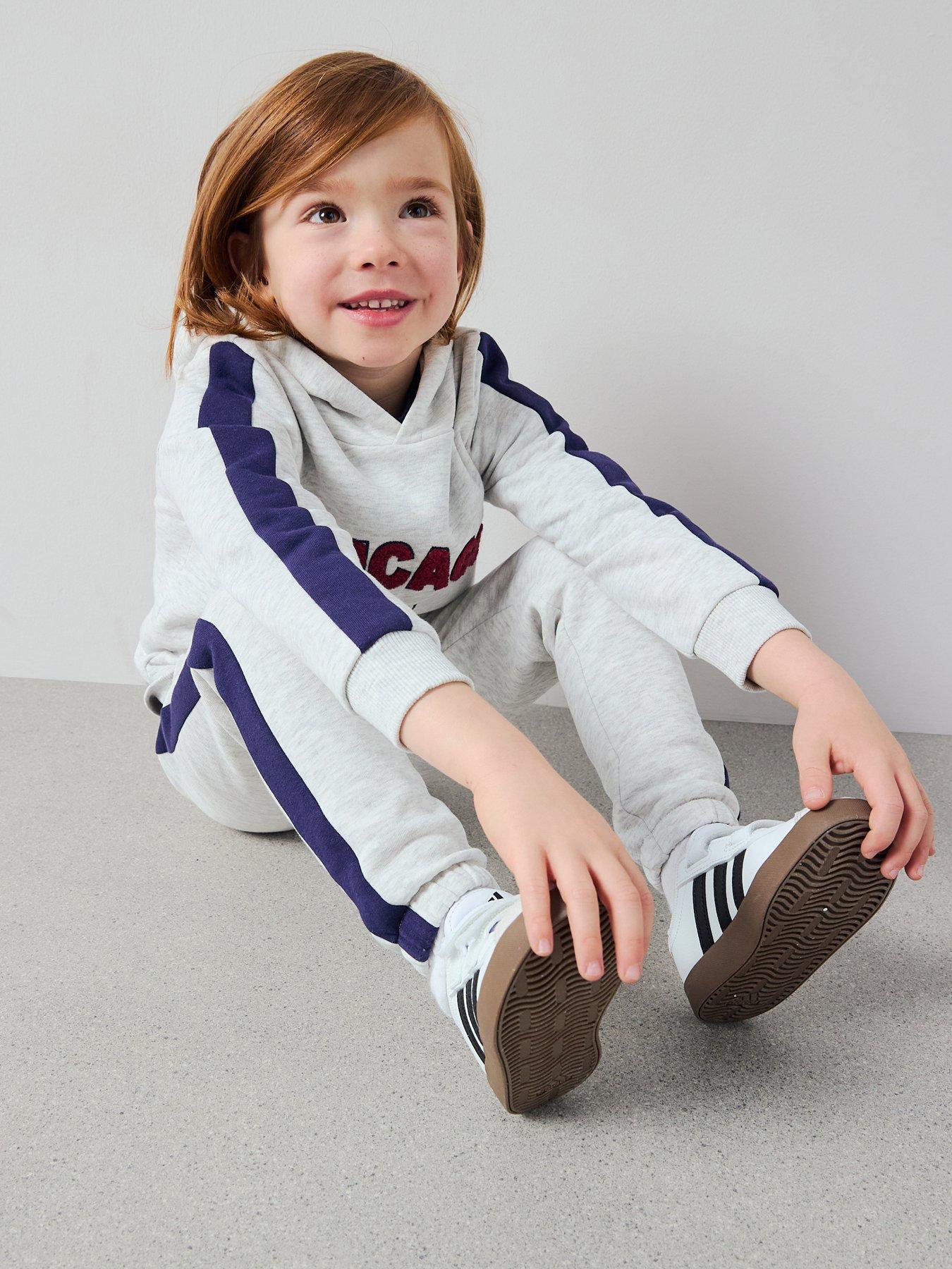 Image 5 of 6 of The Very Collection Boys Varsity Hoodie And Jog Set - Grey