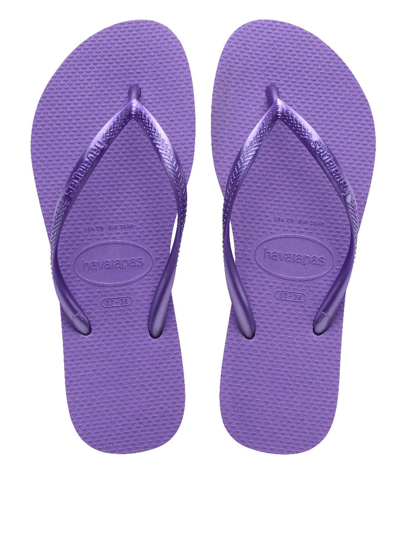Image 1 of 6 of Havaianas Slim Flip Flop - Purple
