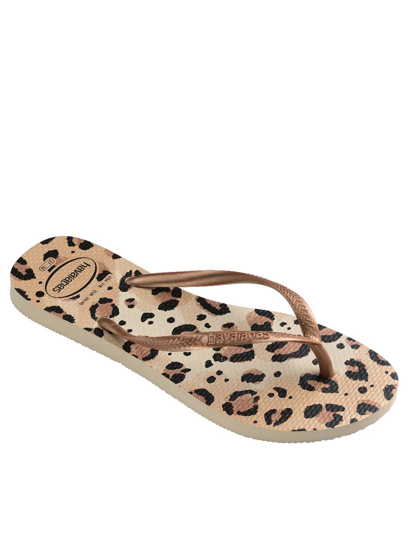 Image 2 of 4 of Havaianas Slim Animals Flip Flop - Brown