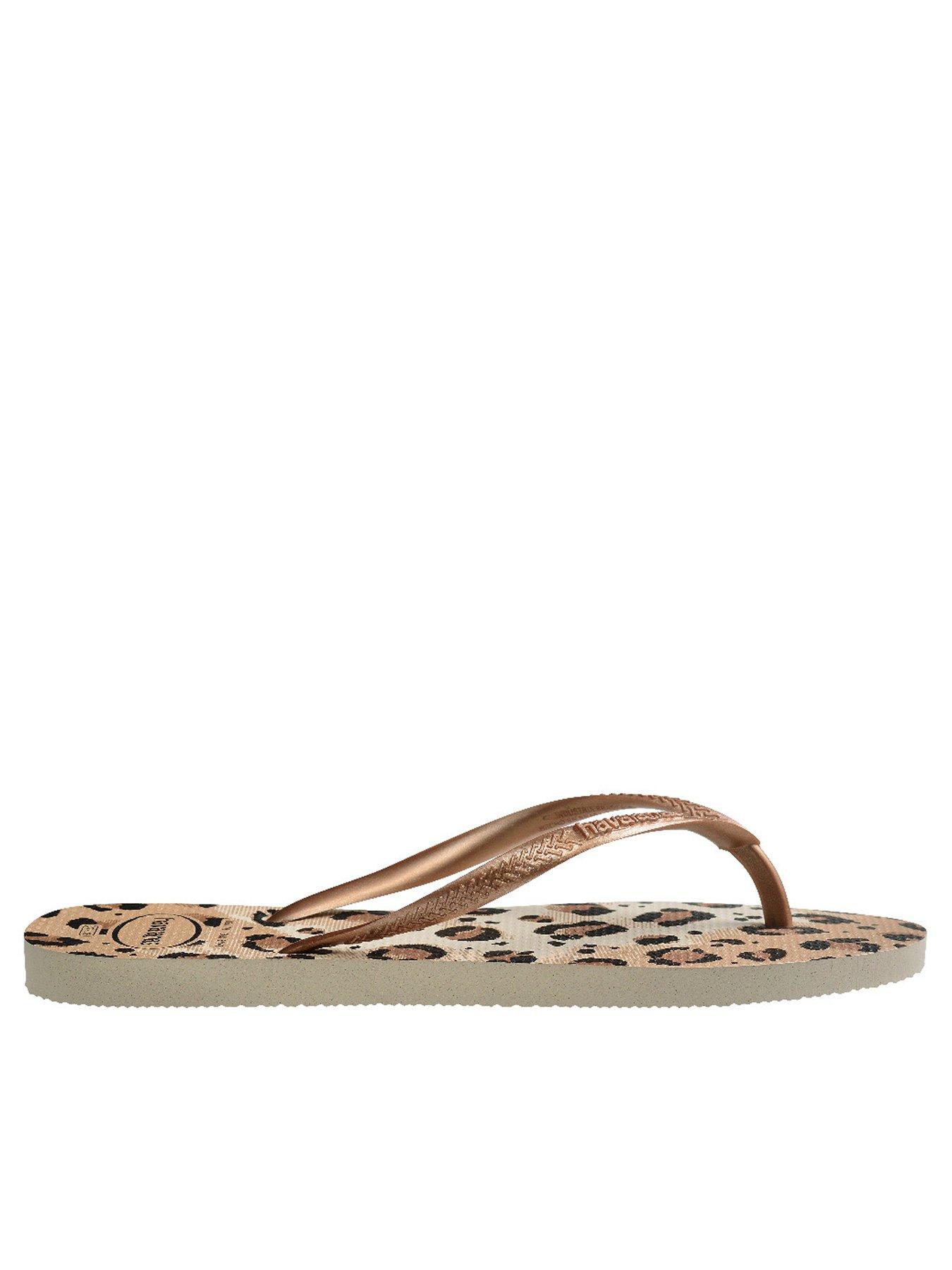 Image 3 of 4 of Havaianas Slim Animals Flip Flop - Brown