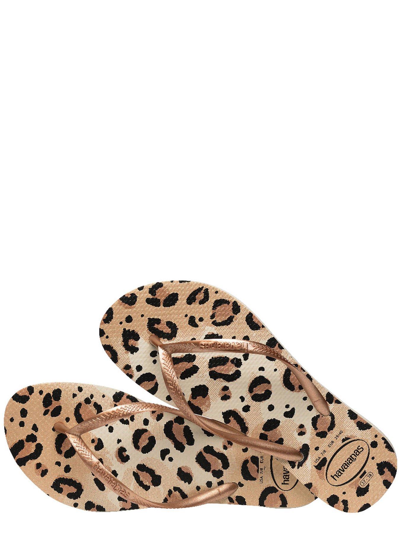 Image 4 of 4 of Havaianas Slim Animals Flip Flop - Brown