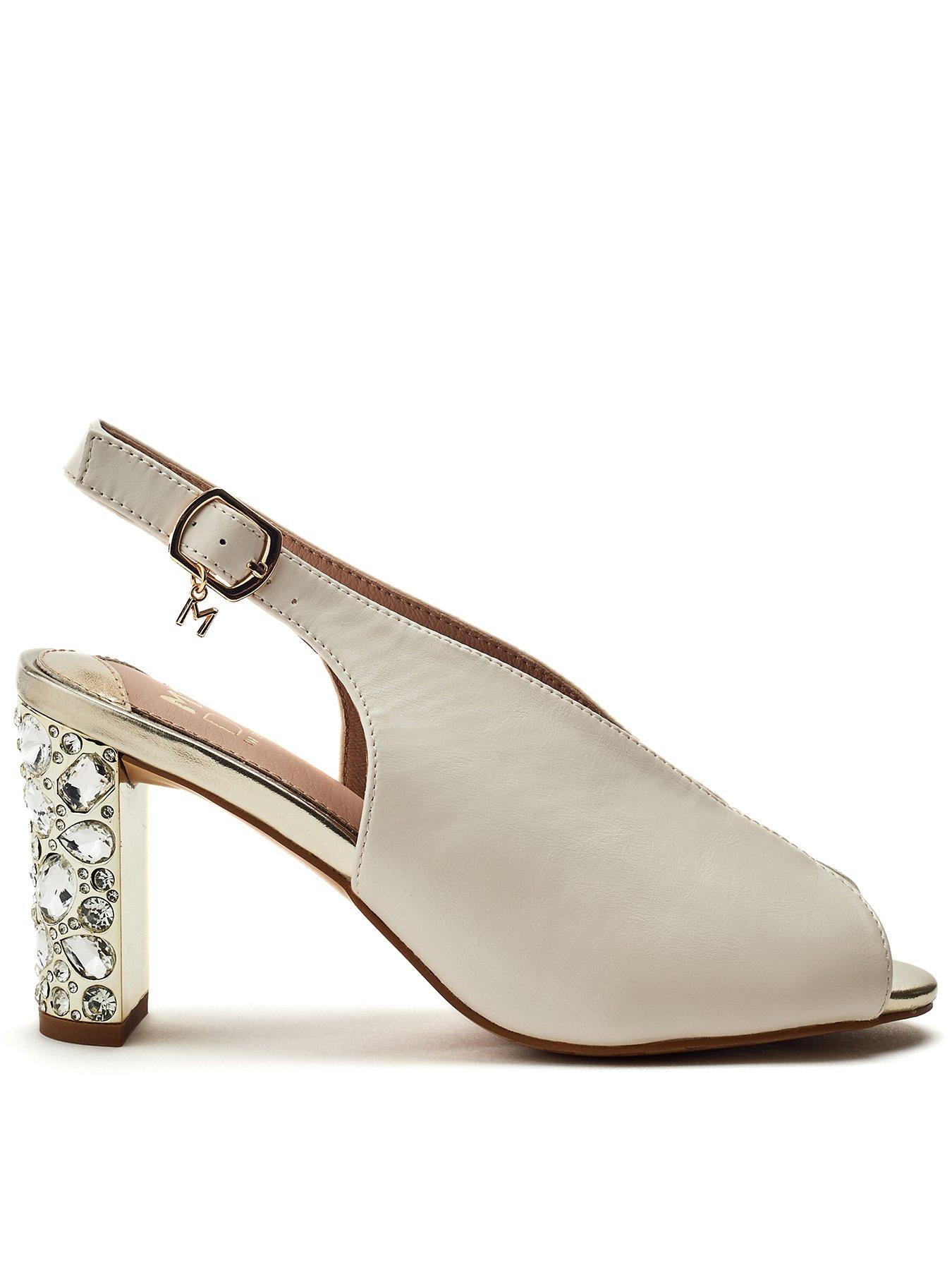 Moda In Pelle Maeva High Occasion Sandal - Off White