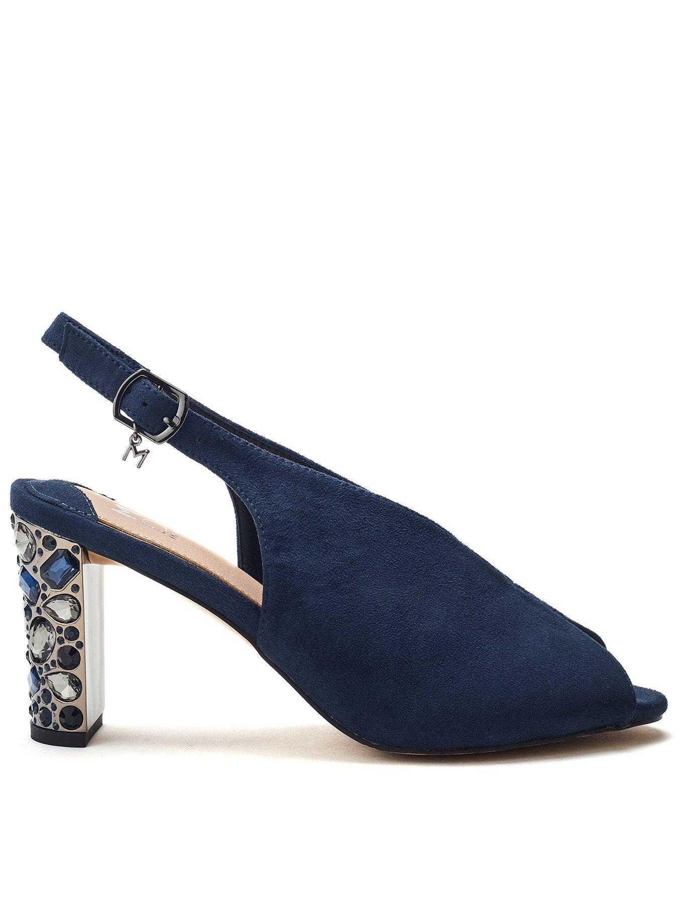 Moda In Pelle Maeva High Occasion Sandal - Navy