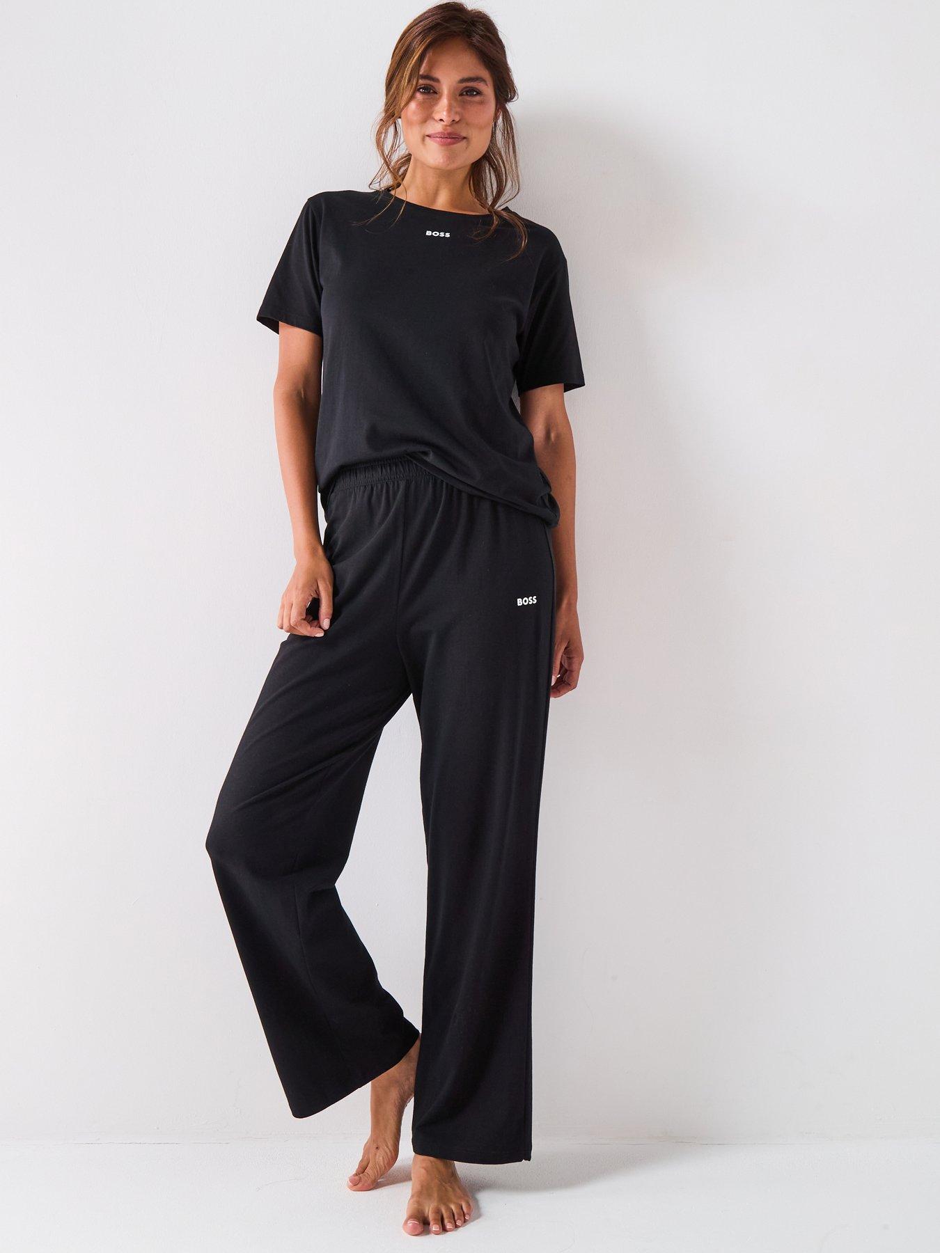 boss-shorts-pyjama-set-black