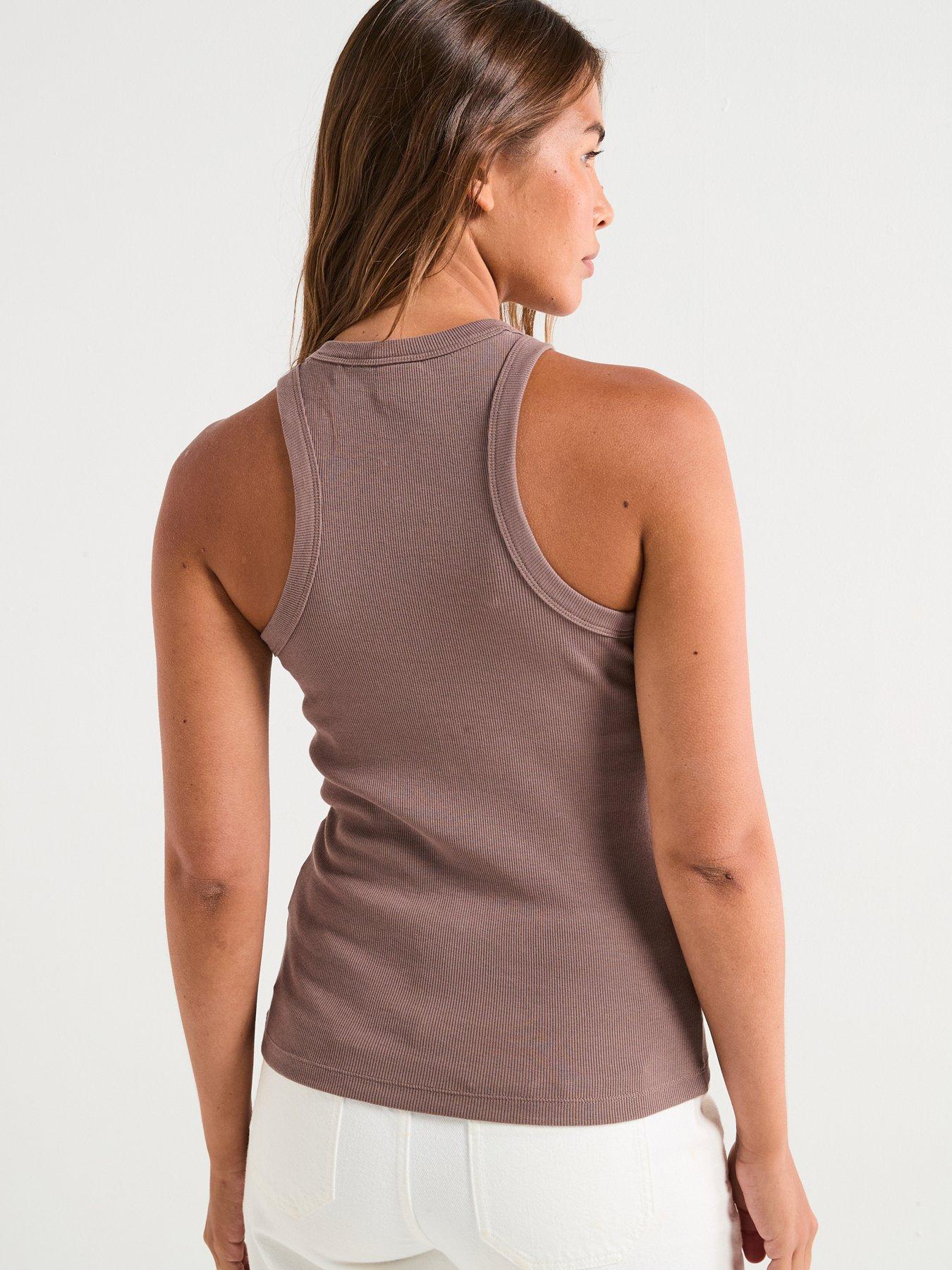 hugo-easy-tank-top-brownstillFront