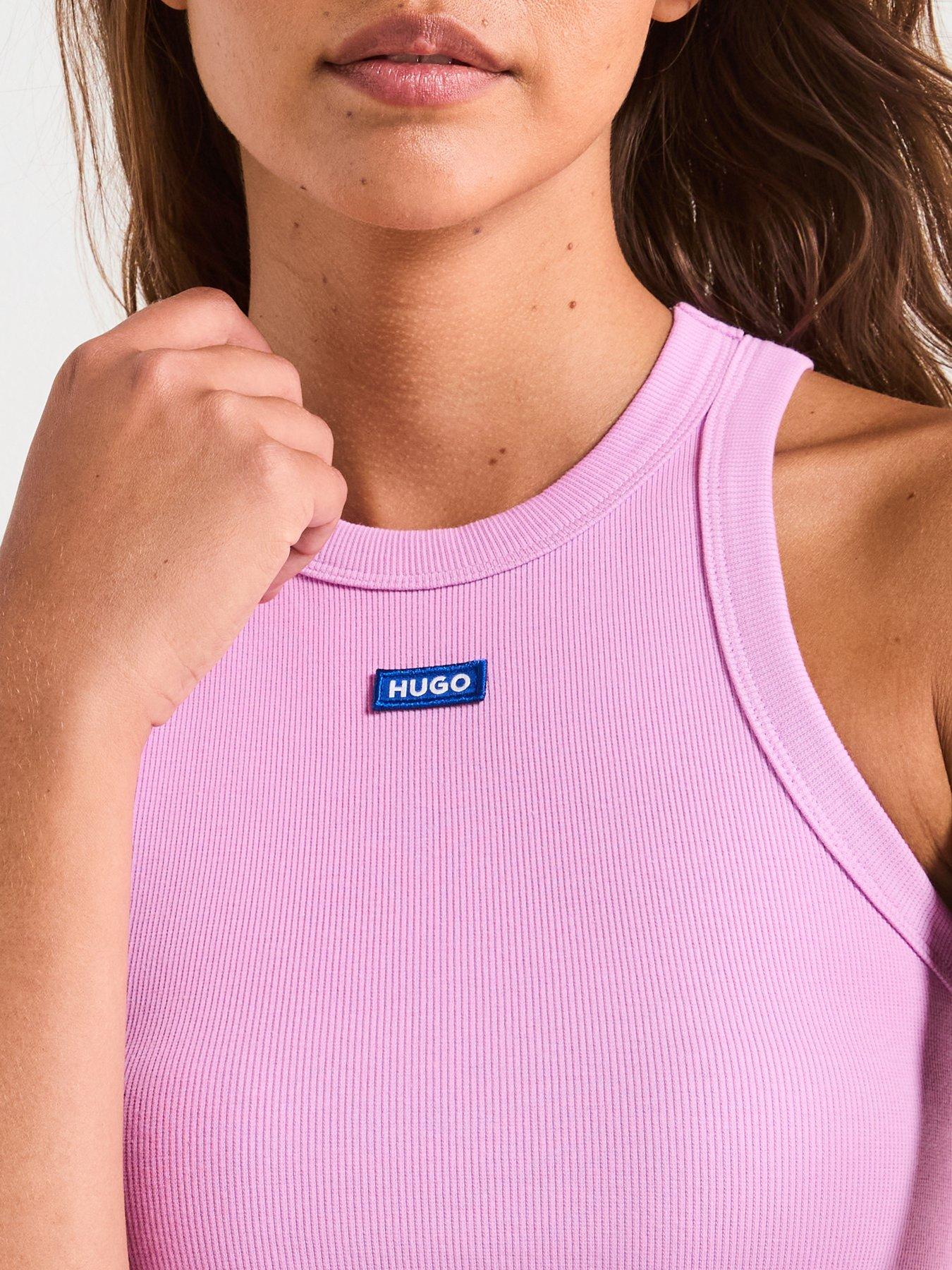 hugo-easy-tank-top-pinkoutfit