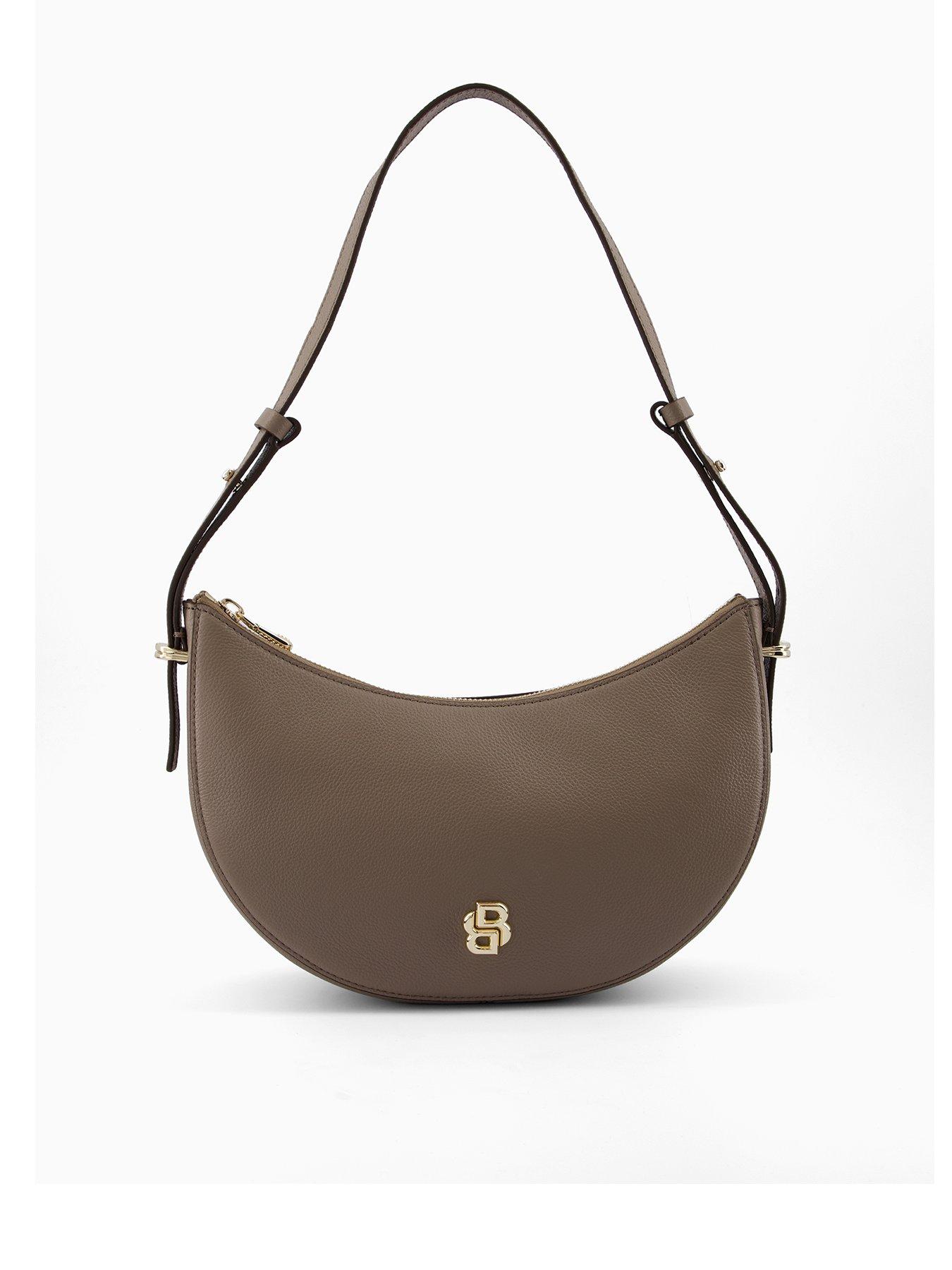 BOSS Icon Halfmoon Bag - Brown