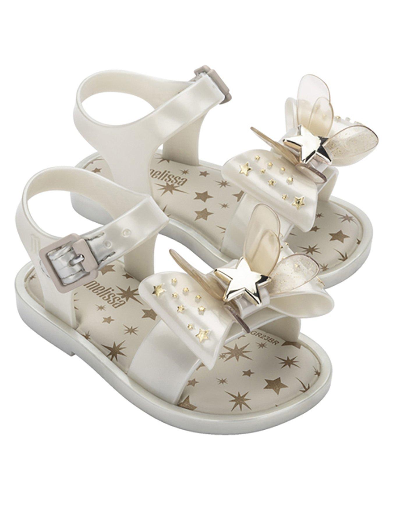 Image 1 of 2 of Mini Melissa Toddler Mar Jelly Star Sandals - Beige