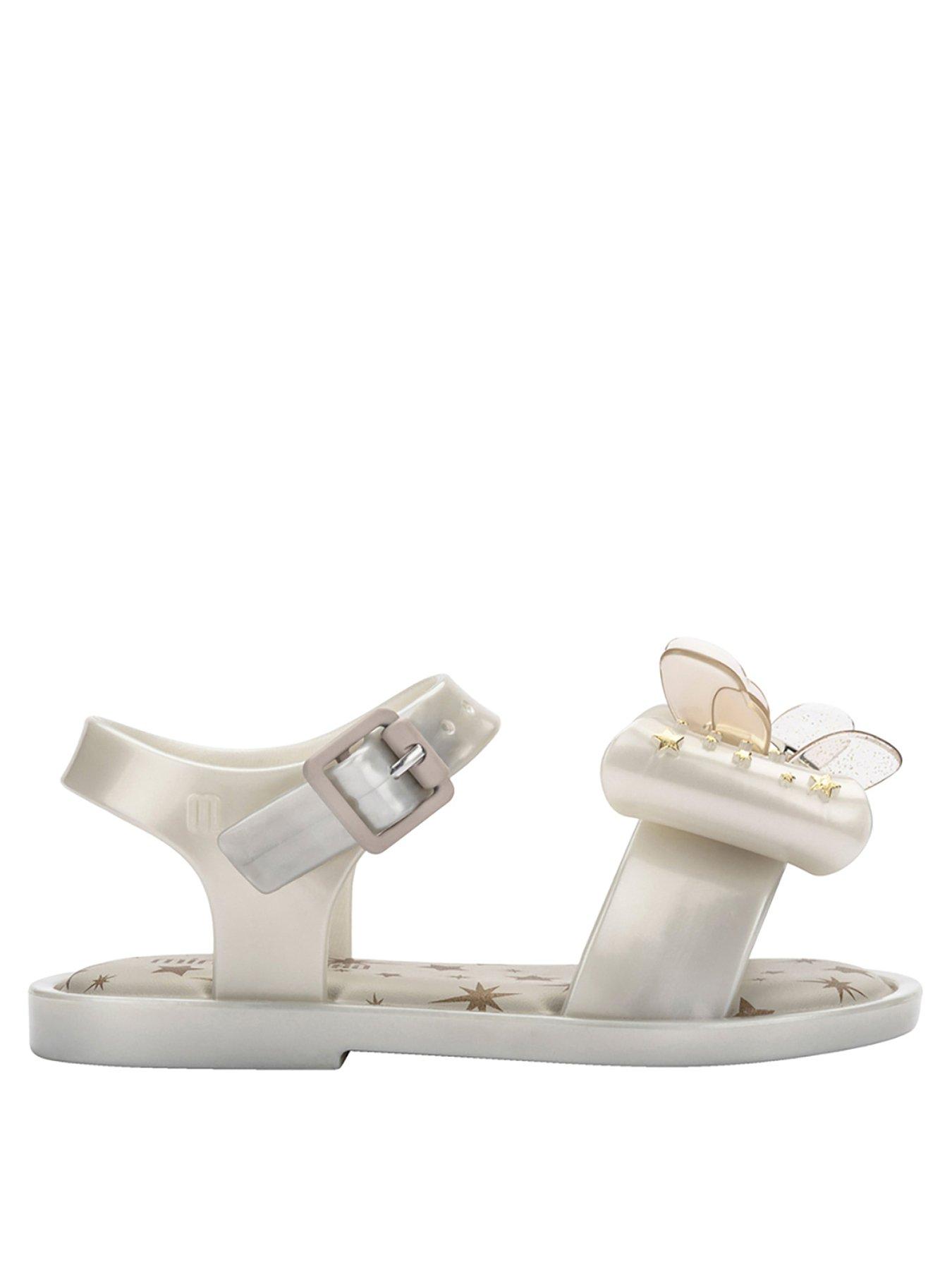 Image 2 of 2 of Mini Melissa Girls Junior Mar Jelly Sandal Stars - Beige