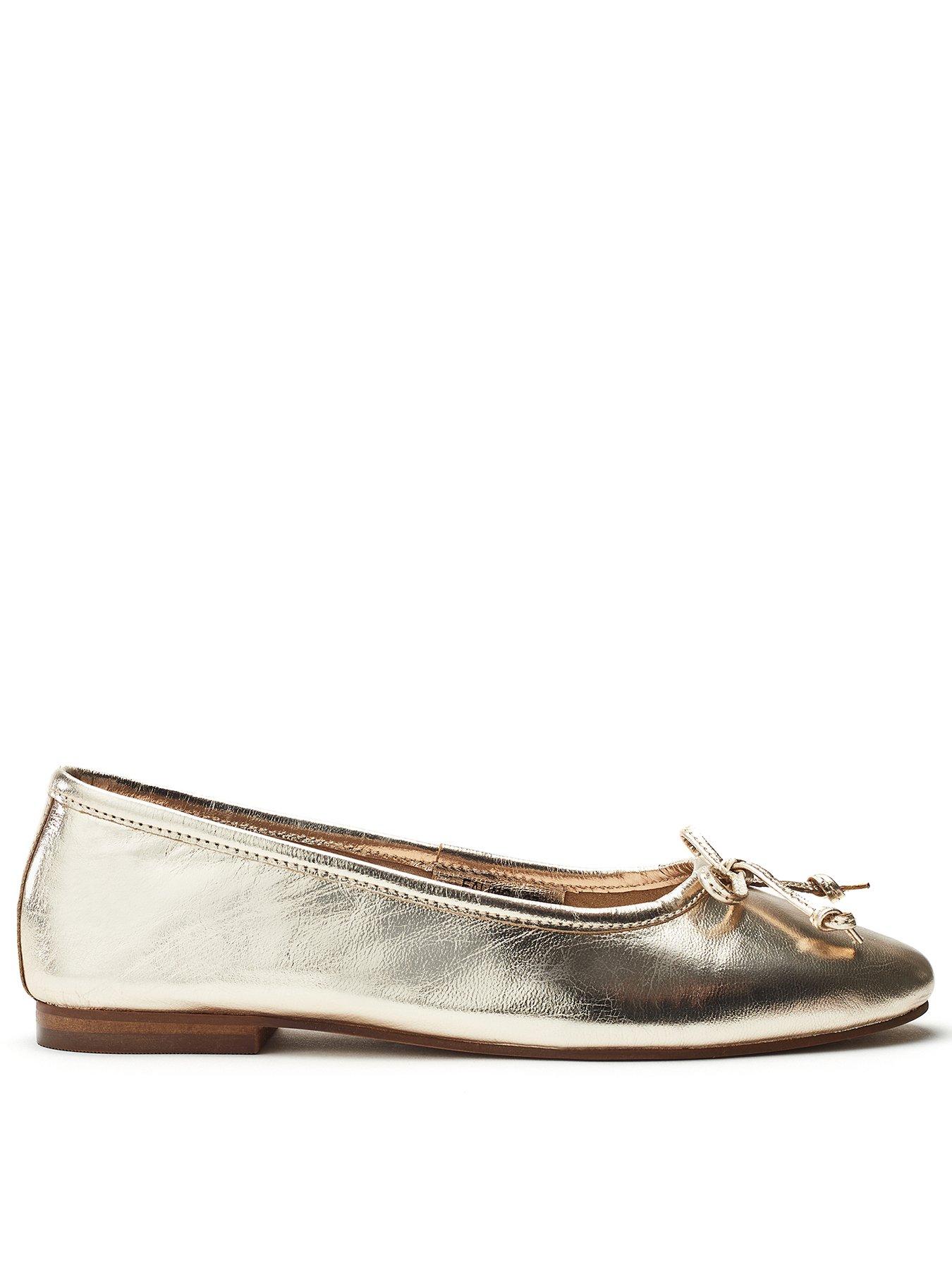 moda-in-pelle-ealing-ballet-shoes-goldfront