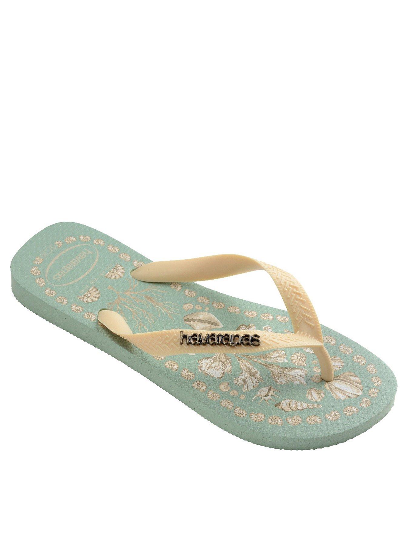 Image of Havaianas Top Tropicalia Vibes Flip Flop - Coast Green
