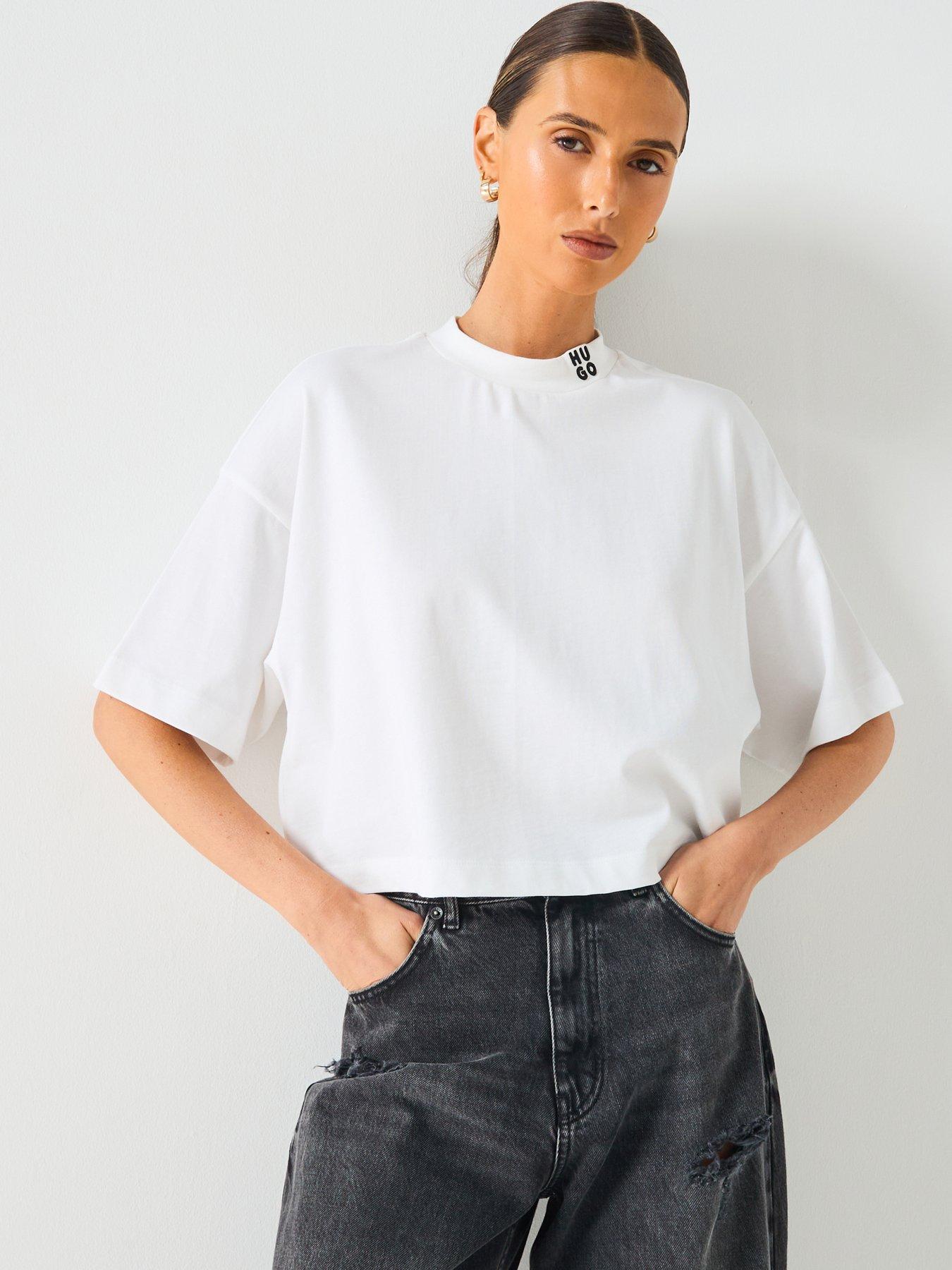 HUGO Damelody Logo T-Shirt - White