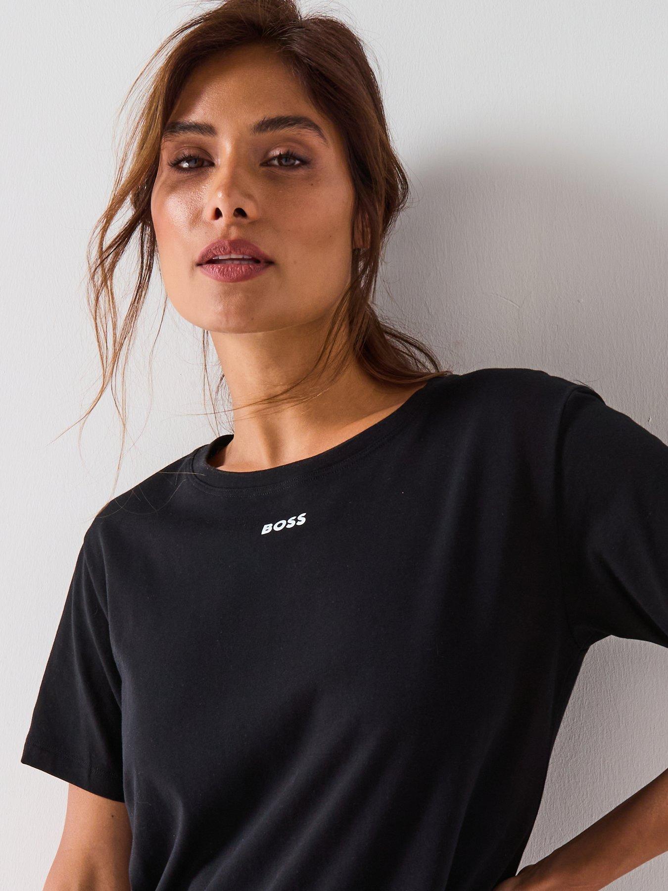 Image 4 of 6 of BOSS Nightdress - Black