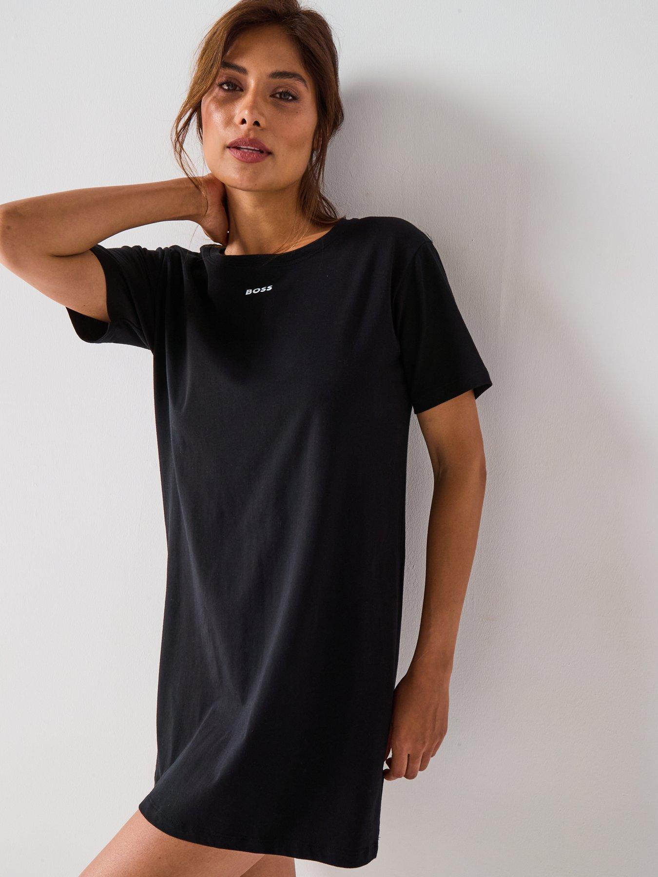 Image 6 of 6 of BOSS Nightdress - Black
