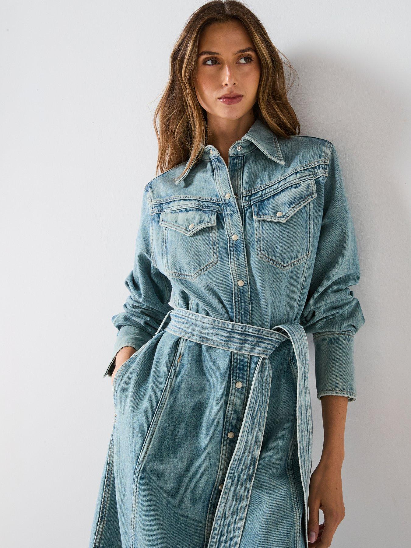 boss-long-sleeve-denim-dress-dark-bluedetail