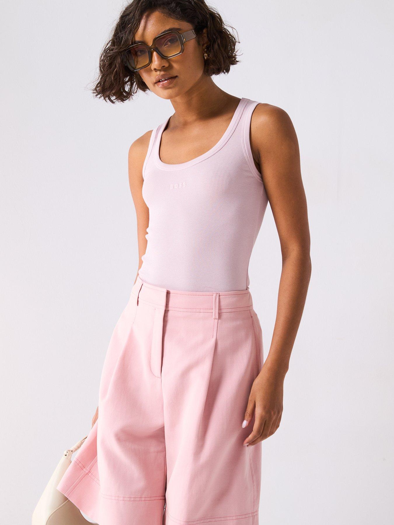 boss-ribbed-vest-pinkdetail
