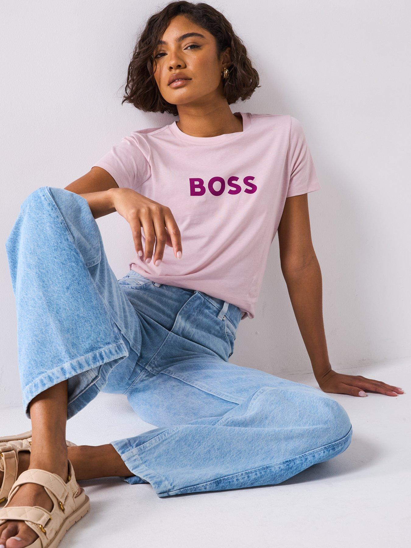 boss-contrast-logo-t-shirt-pinkoutfit