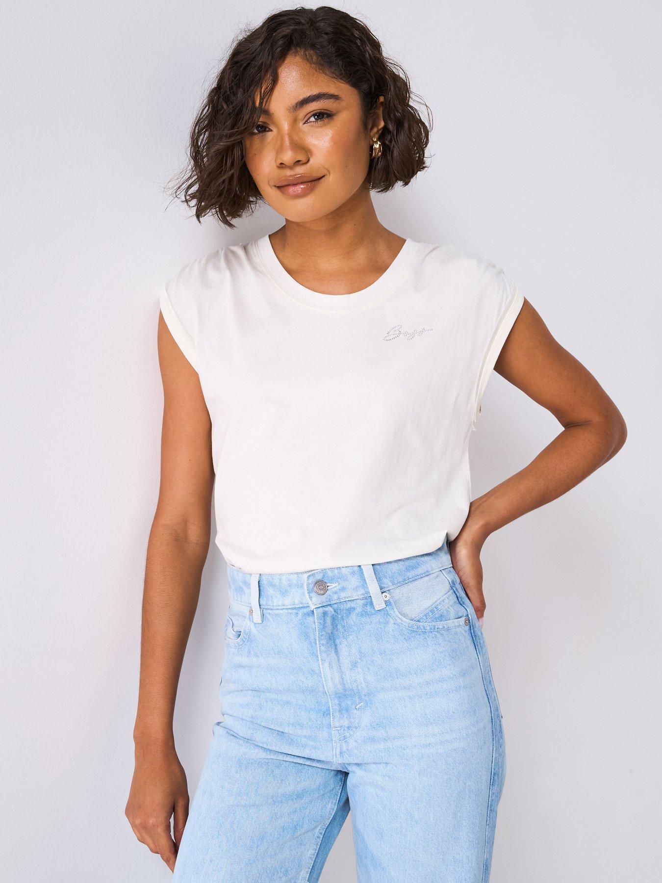 BOSS Crew Neck T-Shirt - White