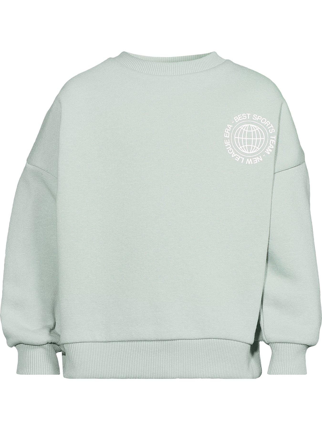Image 6 of 6 of The Very Collection Boys Circle Placement Sweatshirt - Green