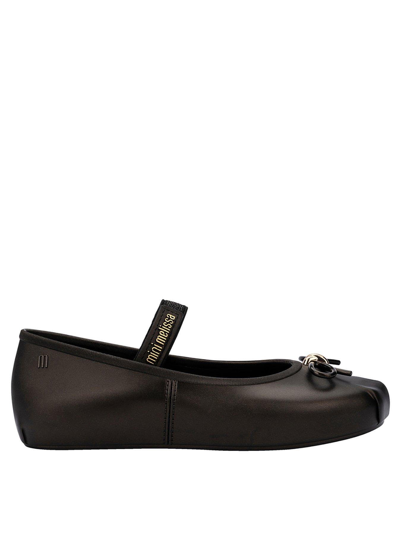 mini-melissa-junior-sophie-ballerina-shoe-blackstillFront