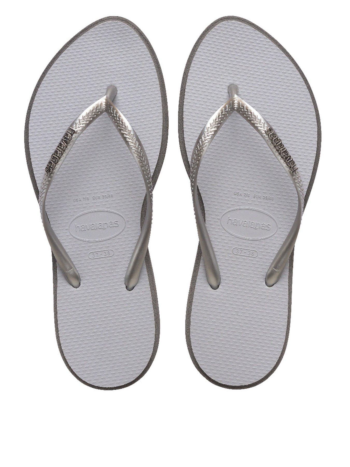 Havaianas Slim Point Flip Flops - Grey