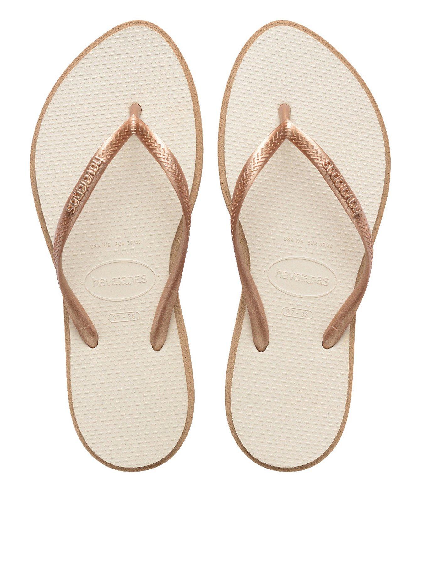Havaianas Slim Point Flip Flops - Rose Gold