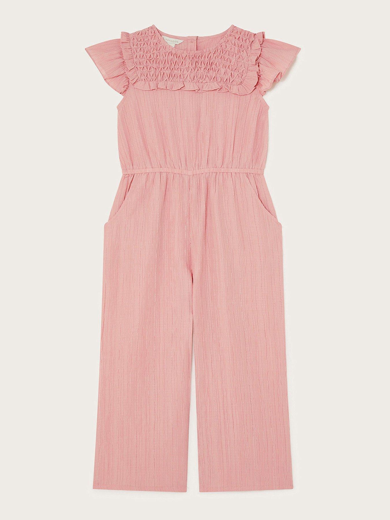 monsoon-girls-smock-textured-jumpsuit-pink