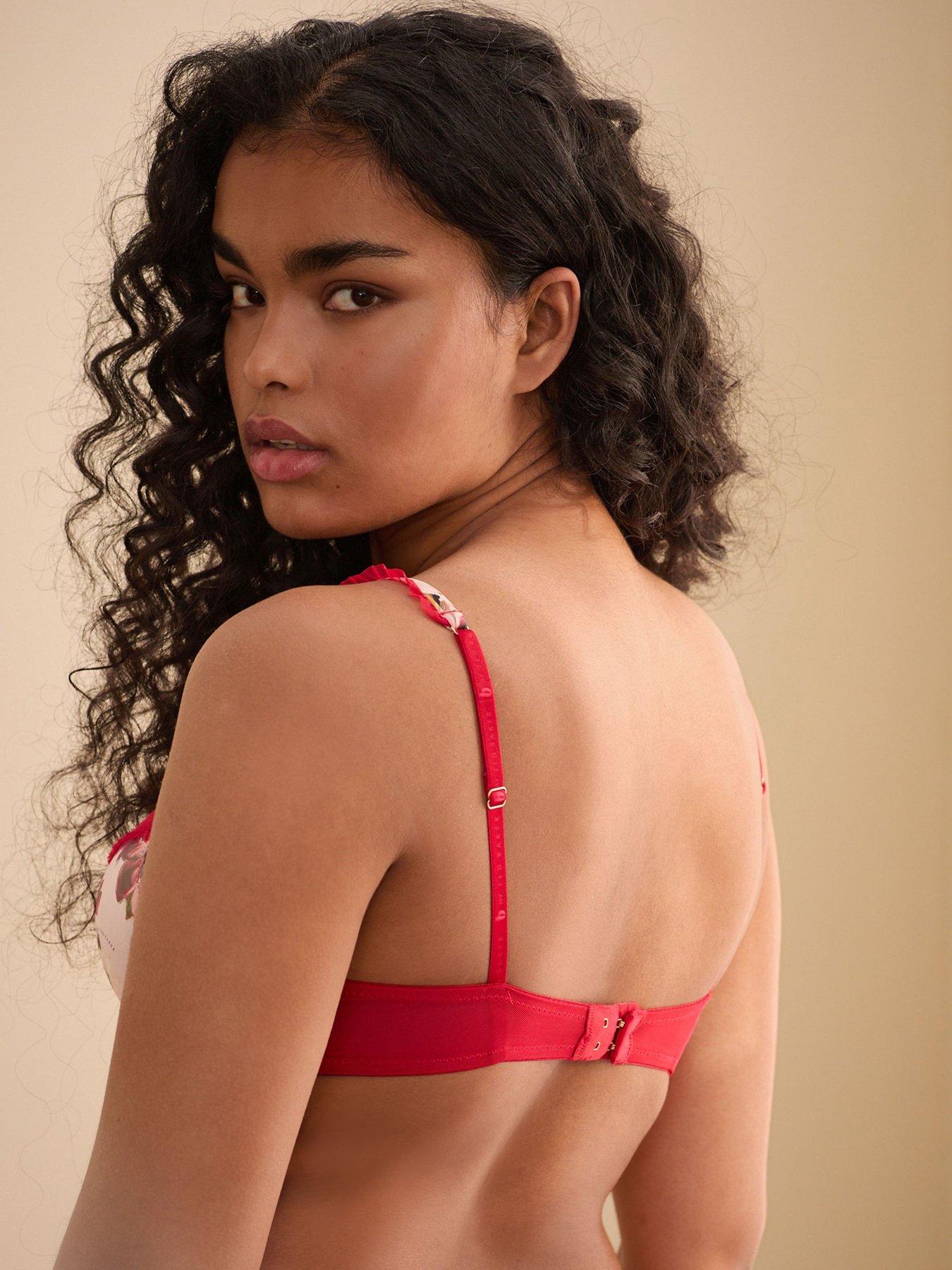 Image 2 of 6 of B By Ted Baker B By Baker Pink Floral Padded Bra - Pink