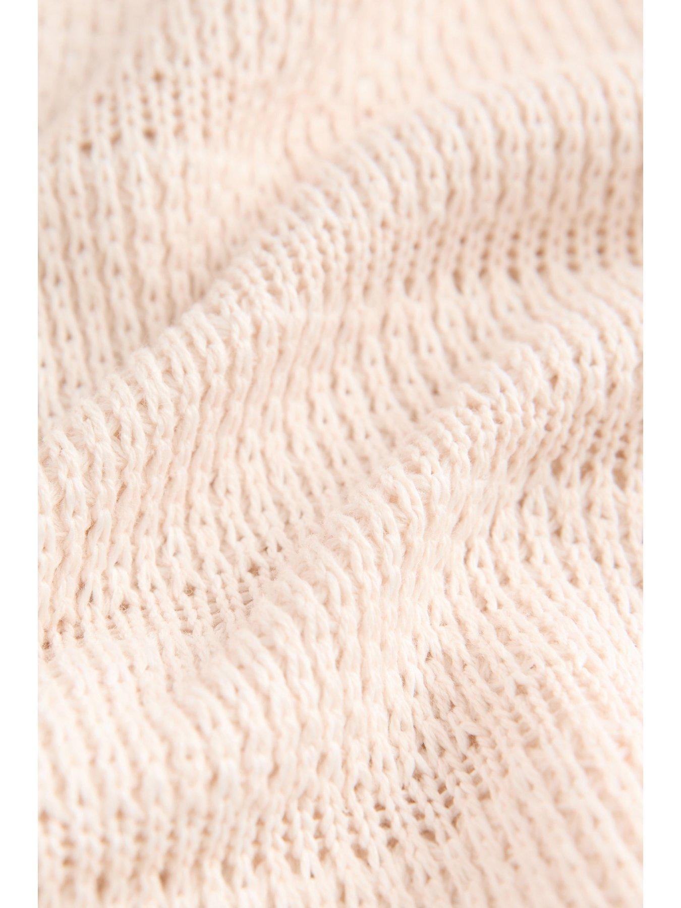 Image 5 of 5 of B By Ted Baker Button Through Knitted Pyjamas - Cream