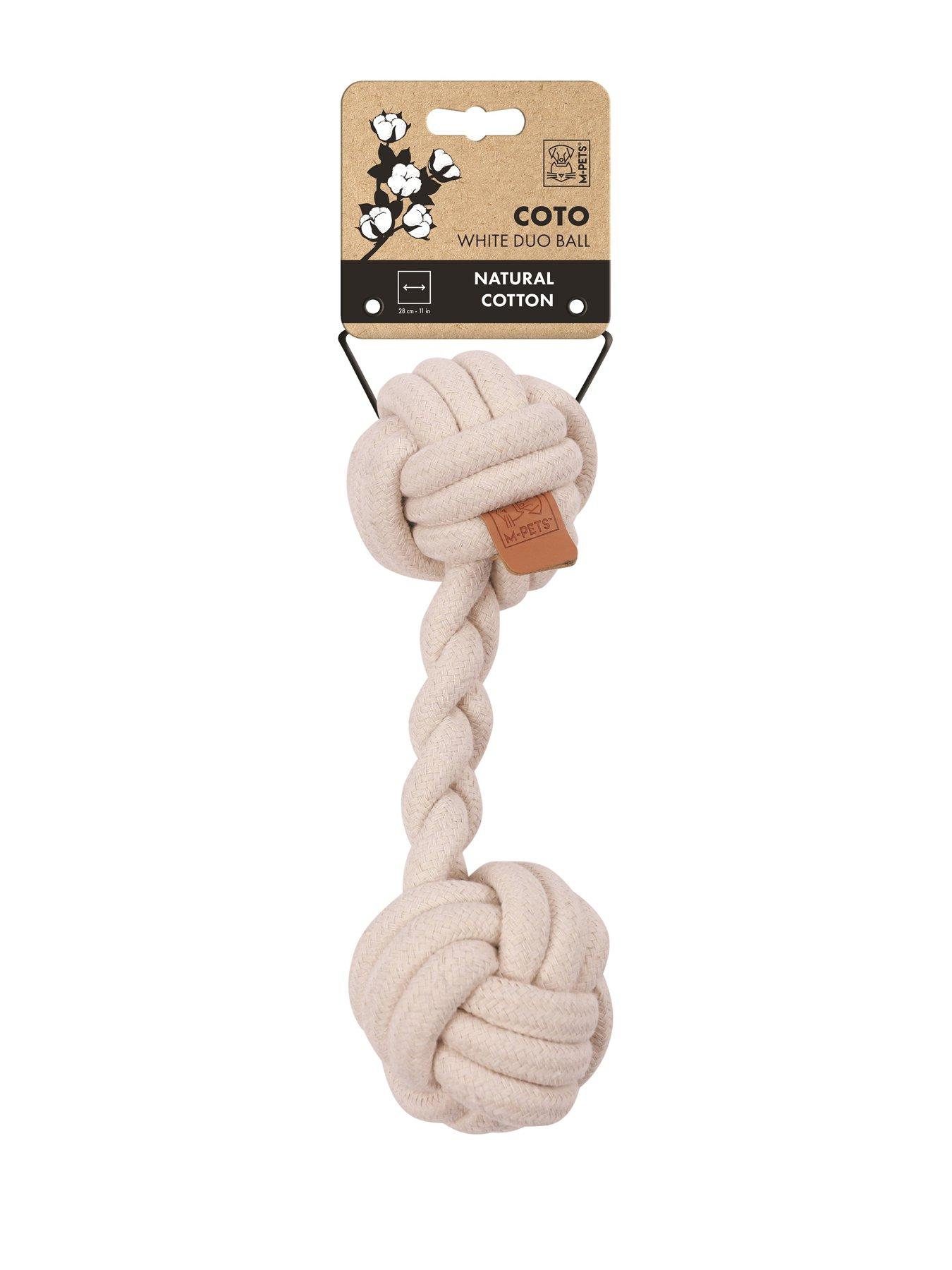 m-pets-coto-white-duo-ball-28cmcoto-white-cross-60cmoutfit